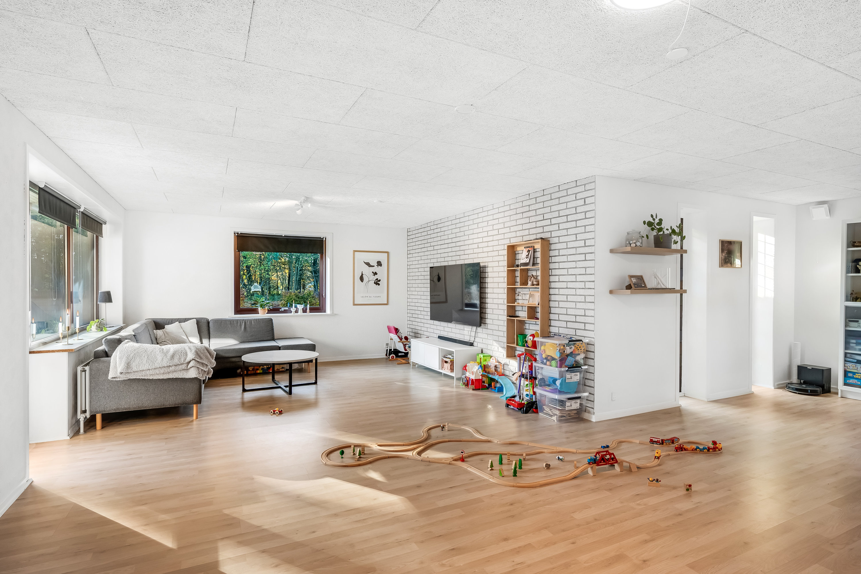 Fremhævet stue billede i fuldskærmstilstand. Billede af Aaparken 18, 6240 Løgumkloster