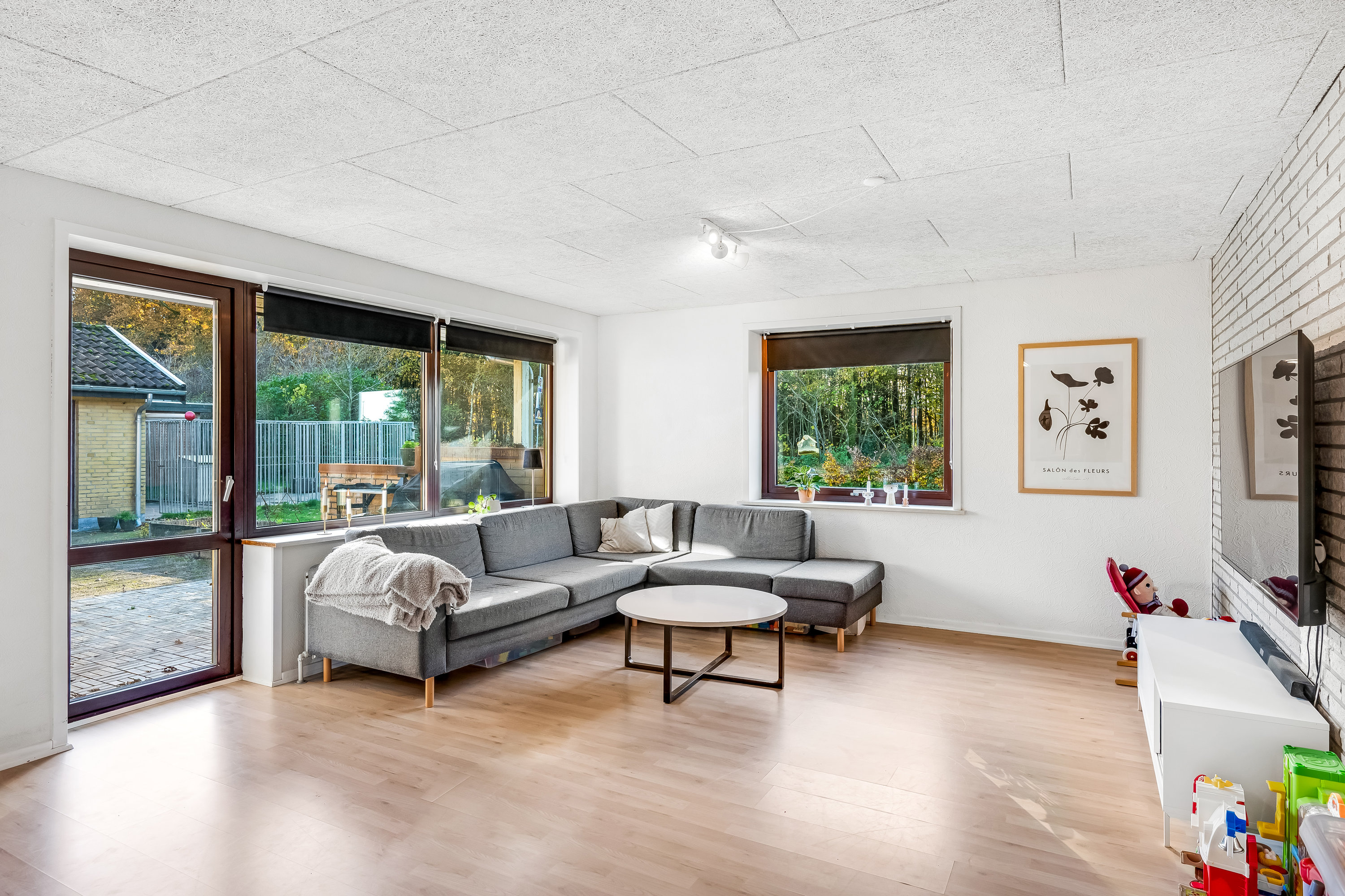 Fremhævet stue billede i fuldskærmstilstand. Billede af Aaparken 18, 6240 Løgumkloster