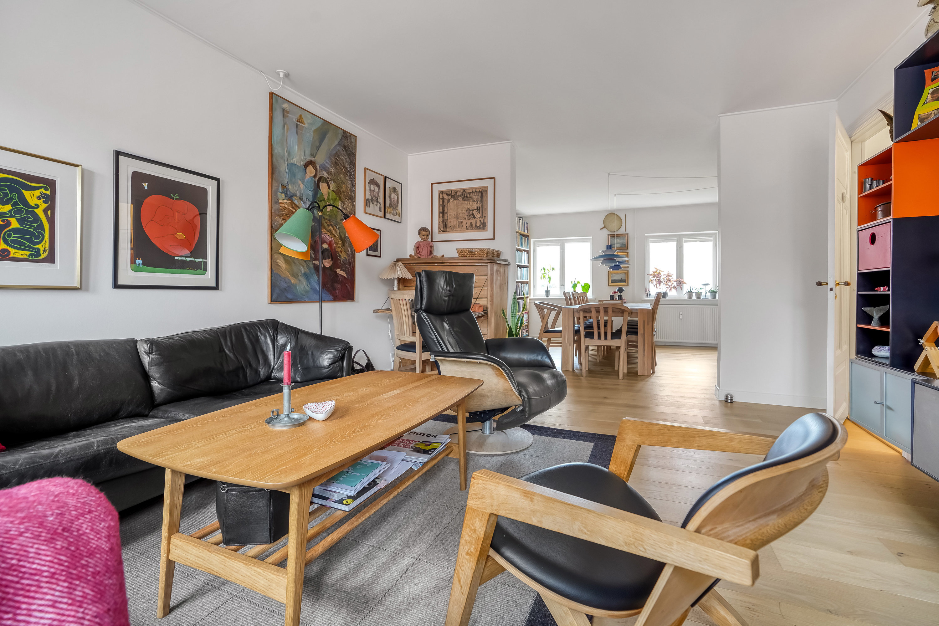 Fremhævet stue billede i fuldskærmstilstand. Billede af Brogade 2B, 1. 8., 5500 Middelfart