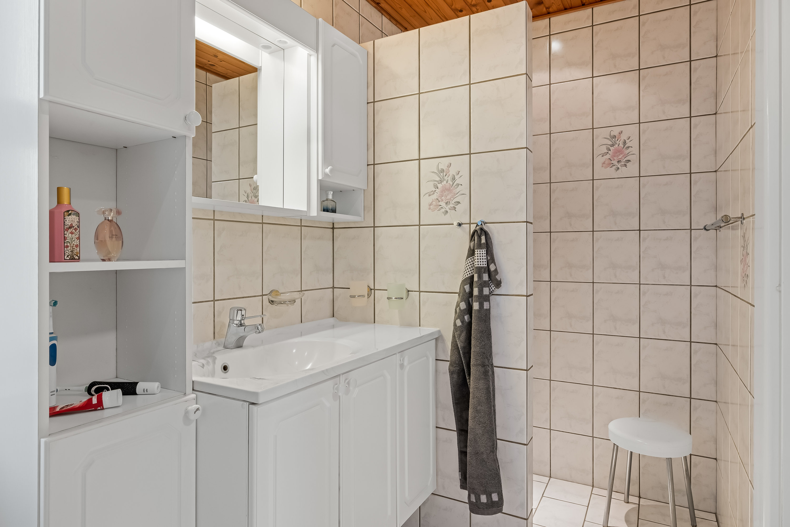 Fremhævet badeværelse billede i fuldskærmstilstand. Billede af Kromosevej 3, Kromose, 6792 Rømø