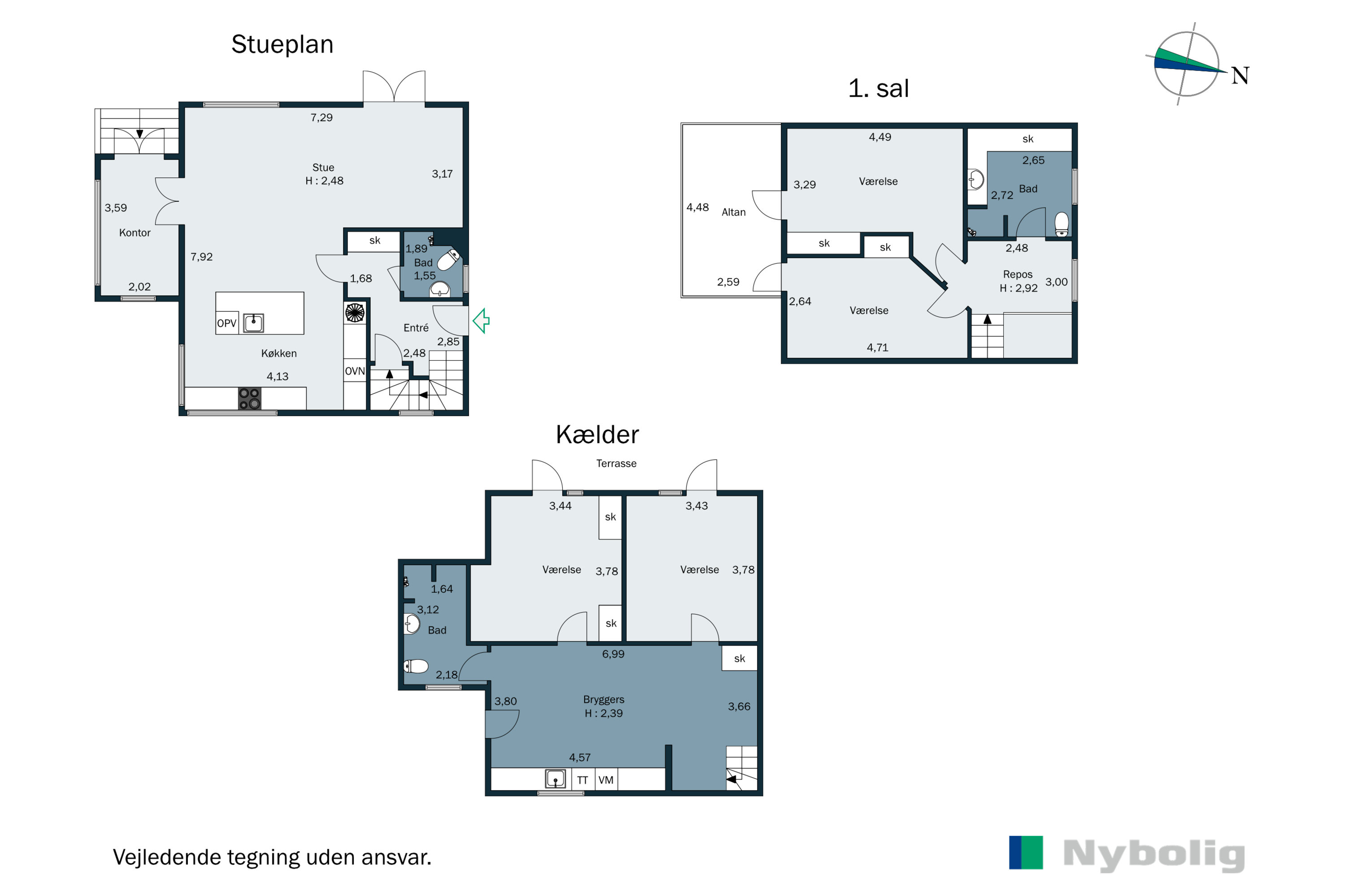 Plantegninger billede af Frydsvej 53, 8700 Horsens