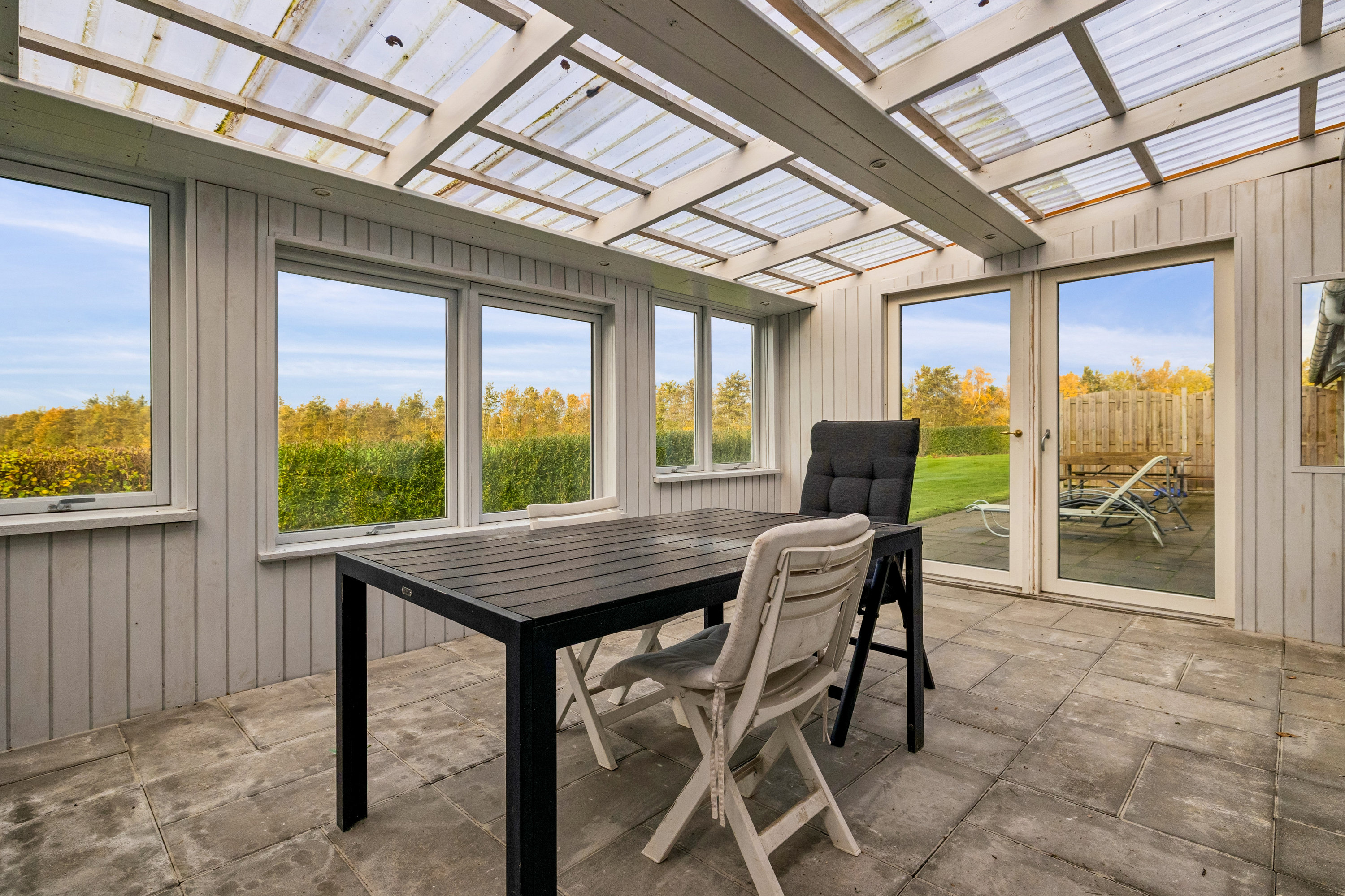 Fremhævet terrasse billede i fuldskærmstilstand. Billede af Mariagervej 447, Hvidsten, 8981 Spentrup