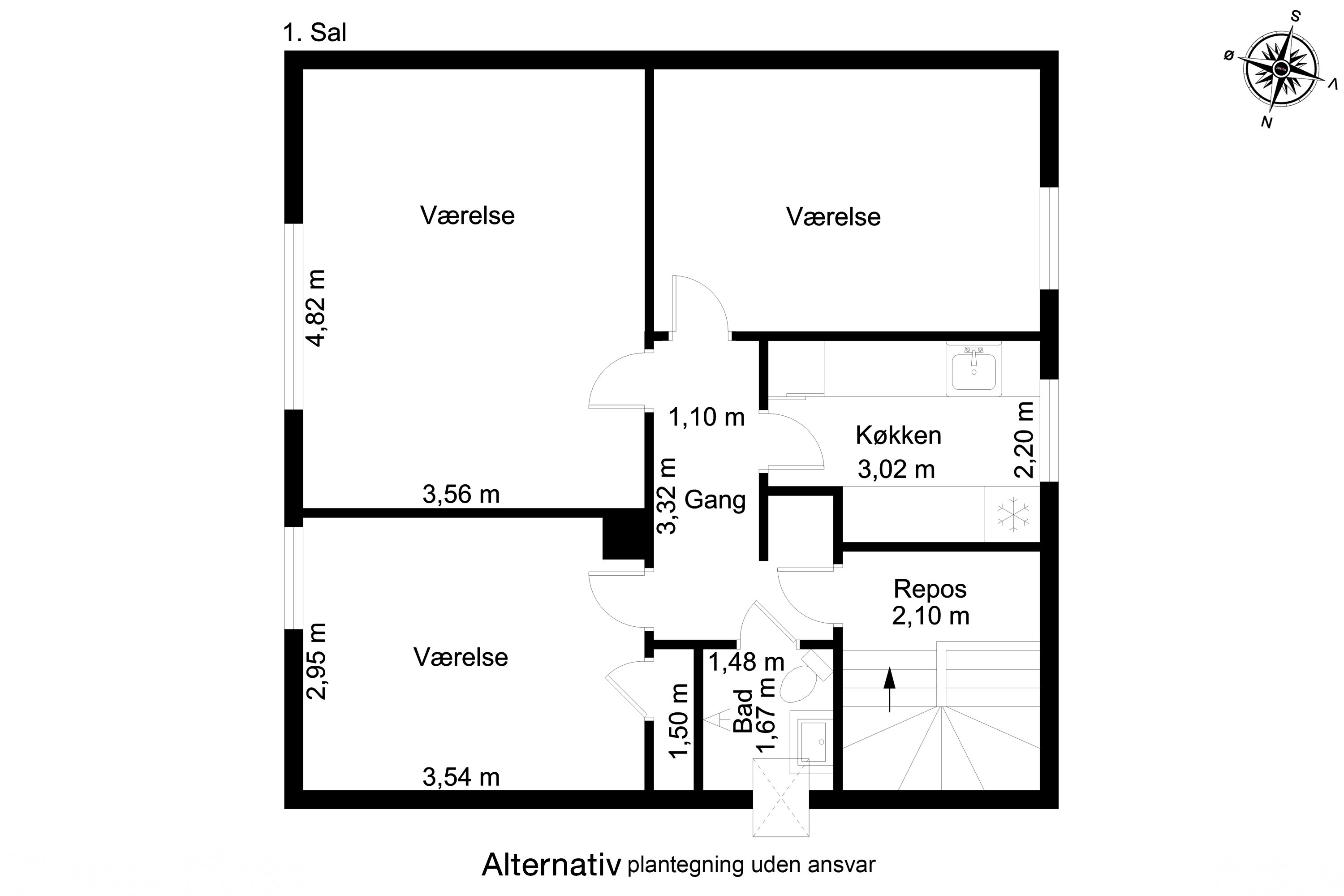 Plantegninger billede af Købkesvej 33, 5230 Odense M