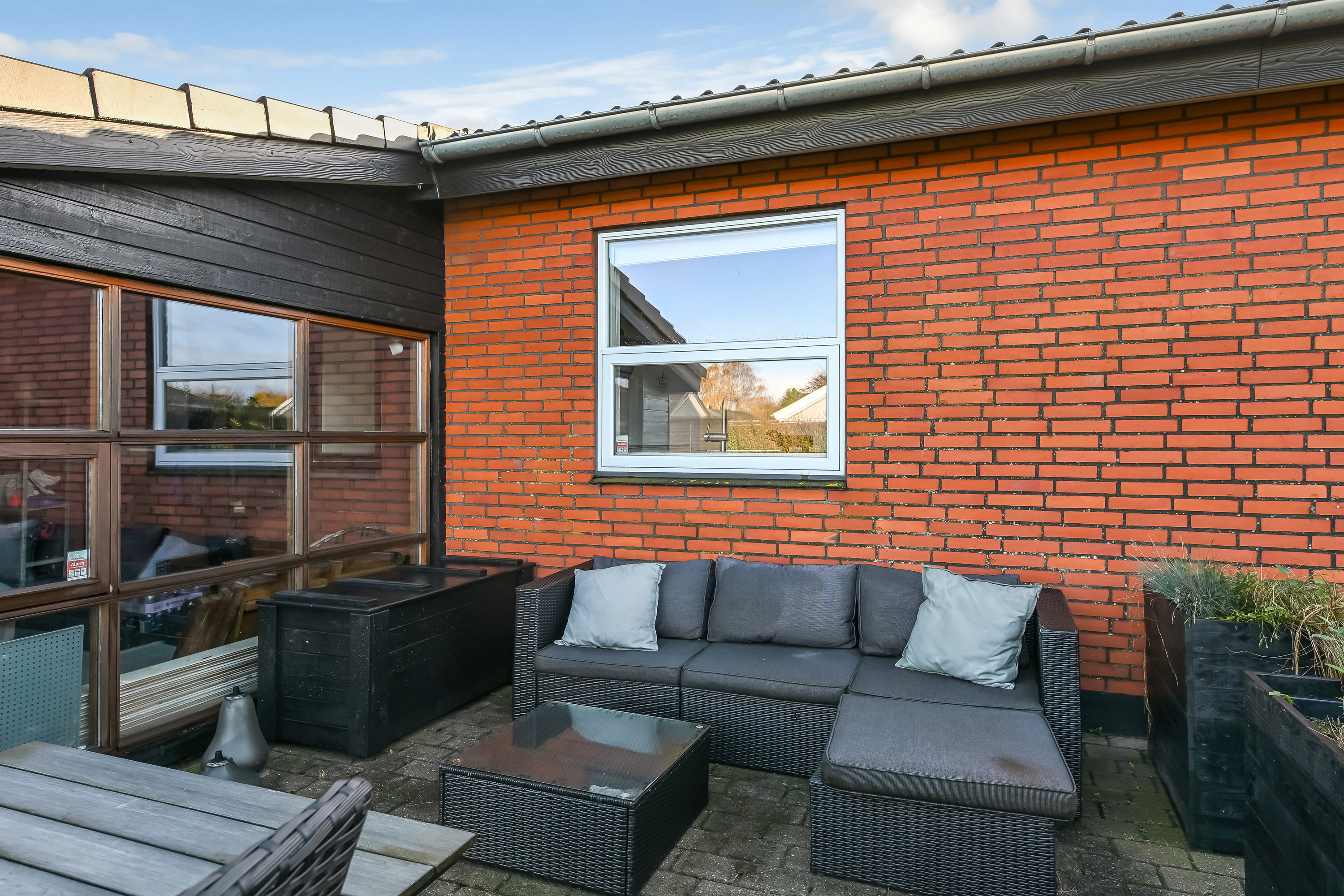 Fremhævet terrasse billede i fuldskærmstilstand. Billede af Bygvænget 33, 7200 Grindsted