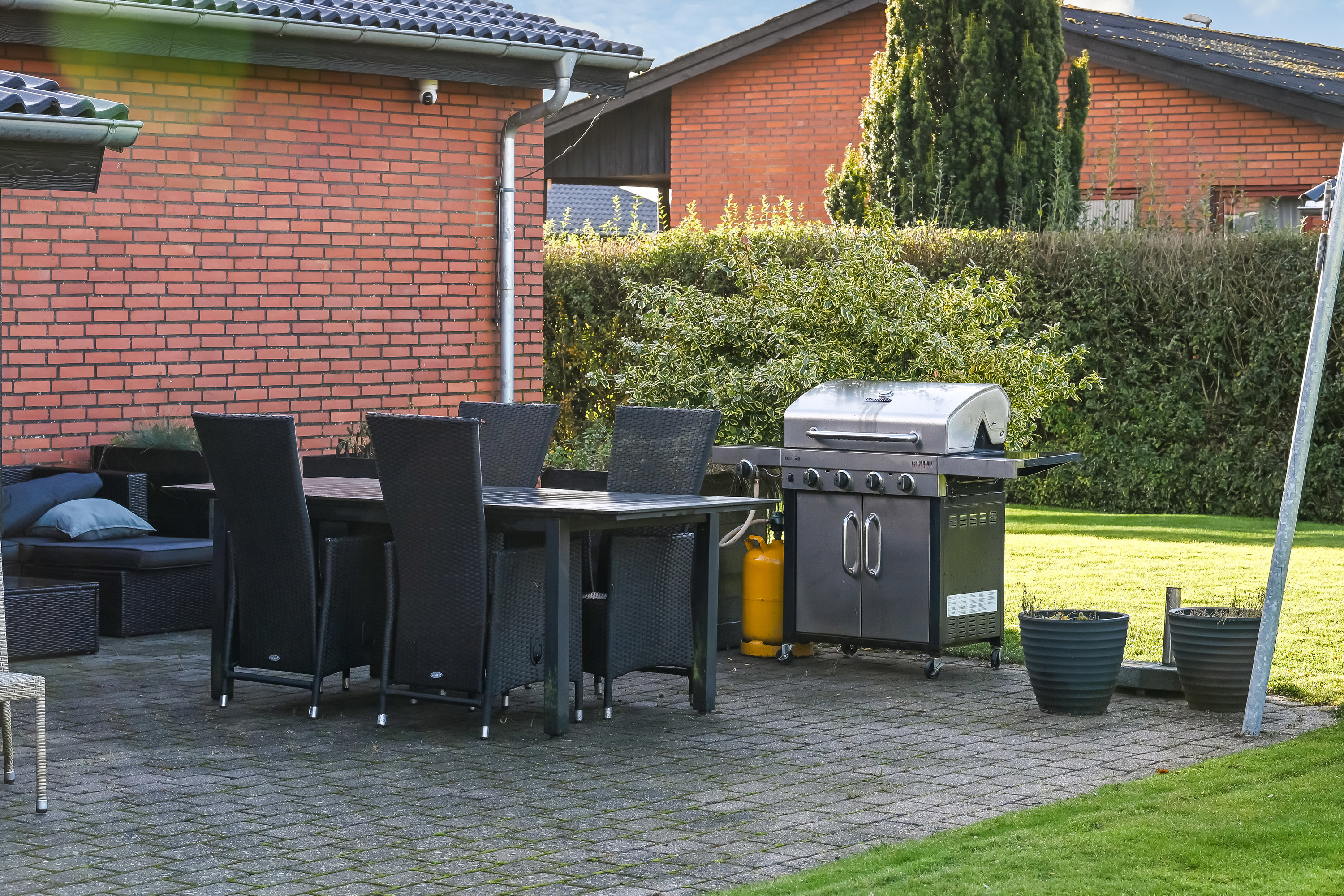 Fremhævet terrasse billede i fuldskærmstilstand. Billede af Bygvænget 33, 7200 Grindsted