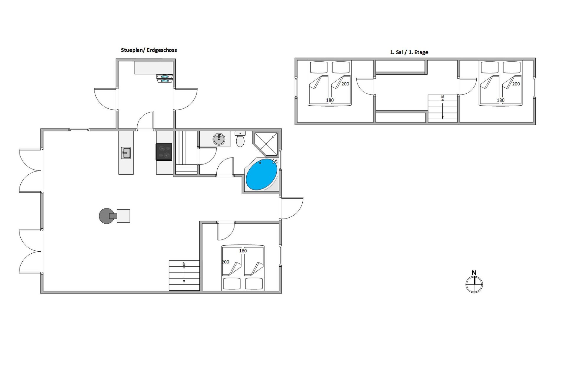 Plantegninger billede af Horns Bjerge 3, 68., 6857 Blåvand