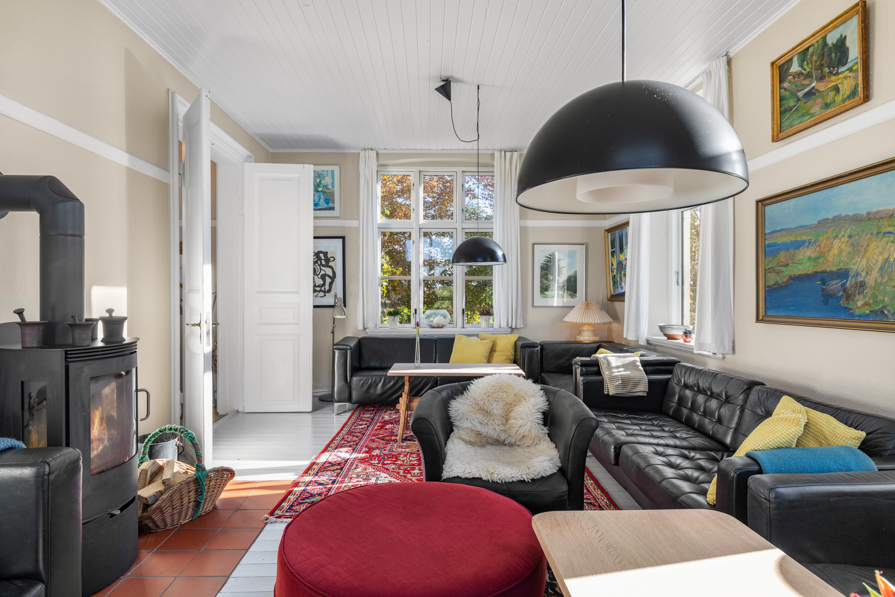 Fremhævet stue billede i fuldskærmstilstand. Billede af Frederiksbergvej 20, Pejrup, 5600 Faaborg