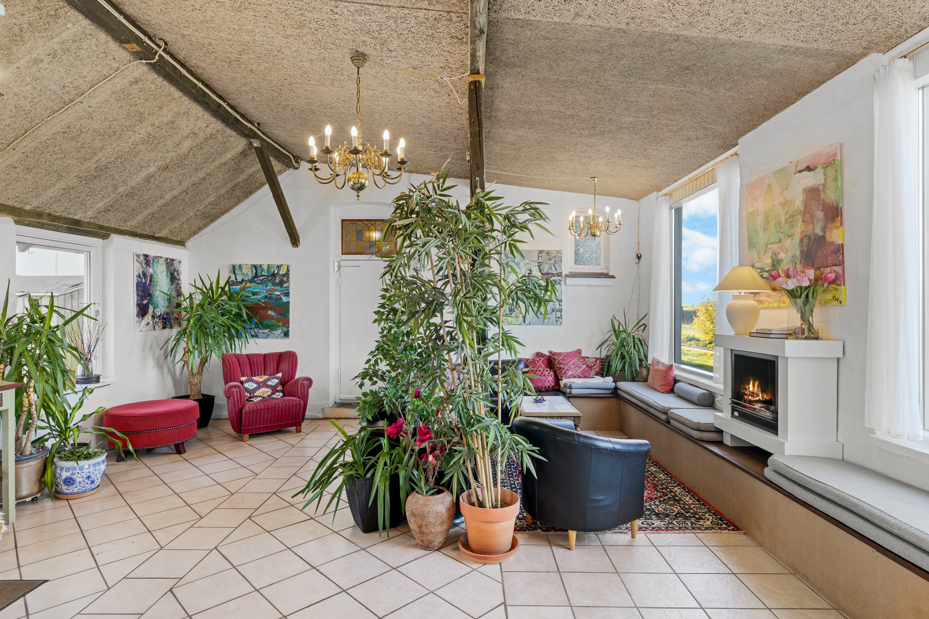 Fremhævet stue billede i fuldskærmstilstand. Billede af Frederiksbergvej 20, Pejrup, 5600 Faaborg