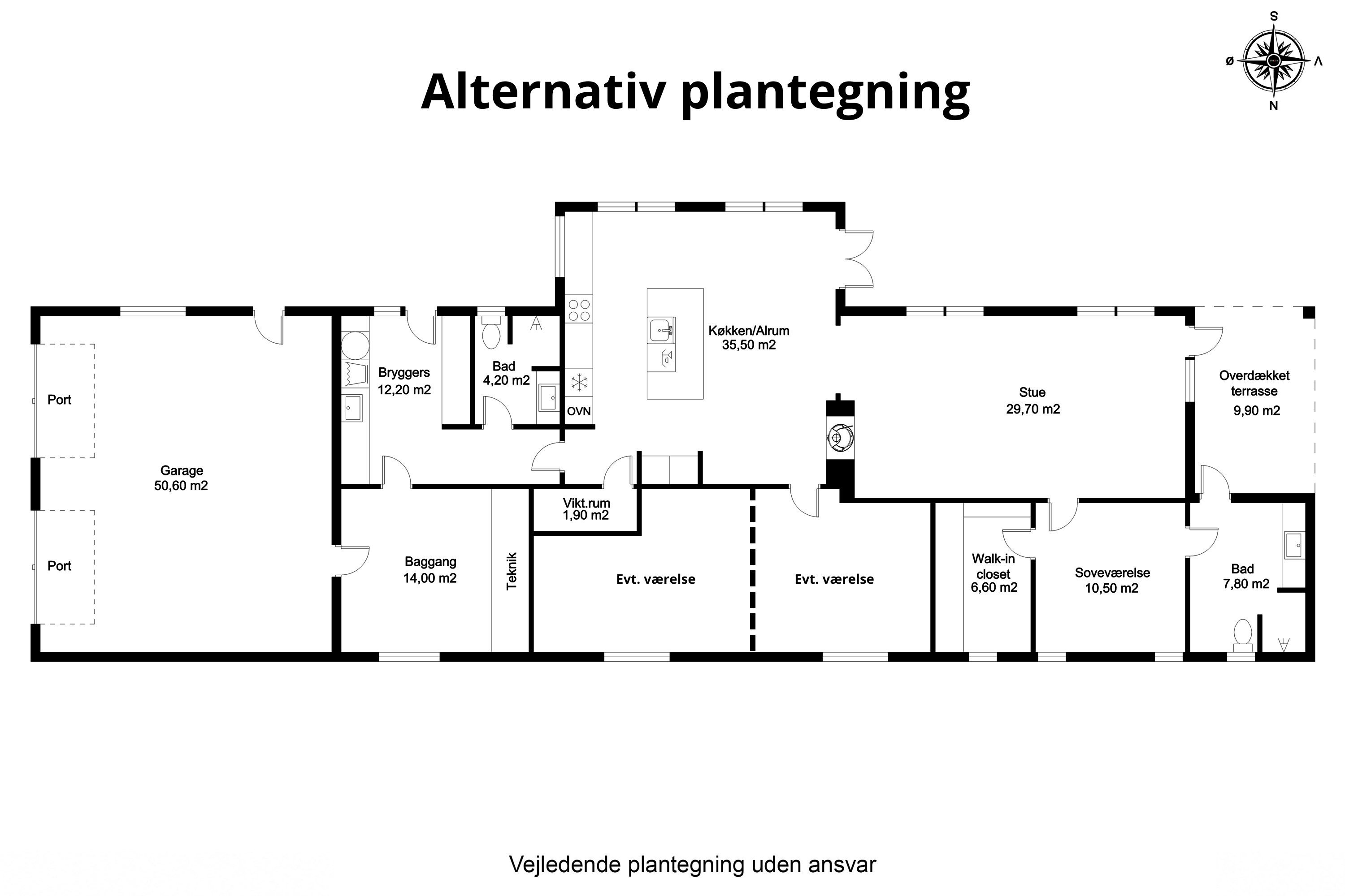Plantegninger billede af Borupvej 109, Lille Søby, 8543 Hornslet