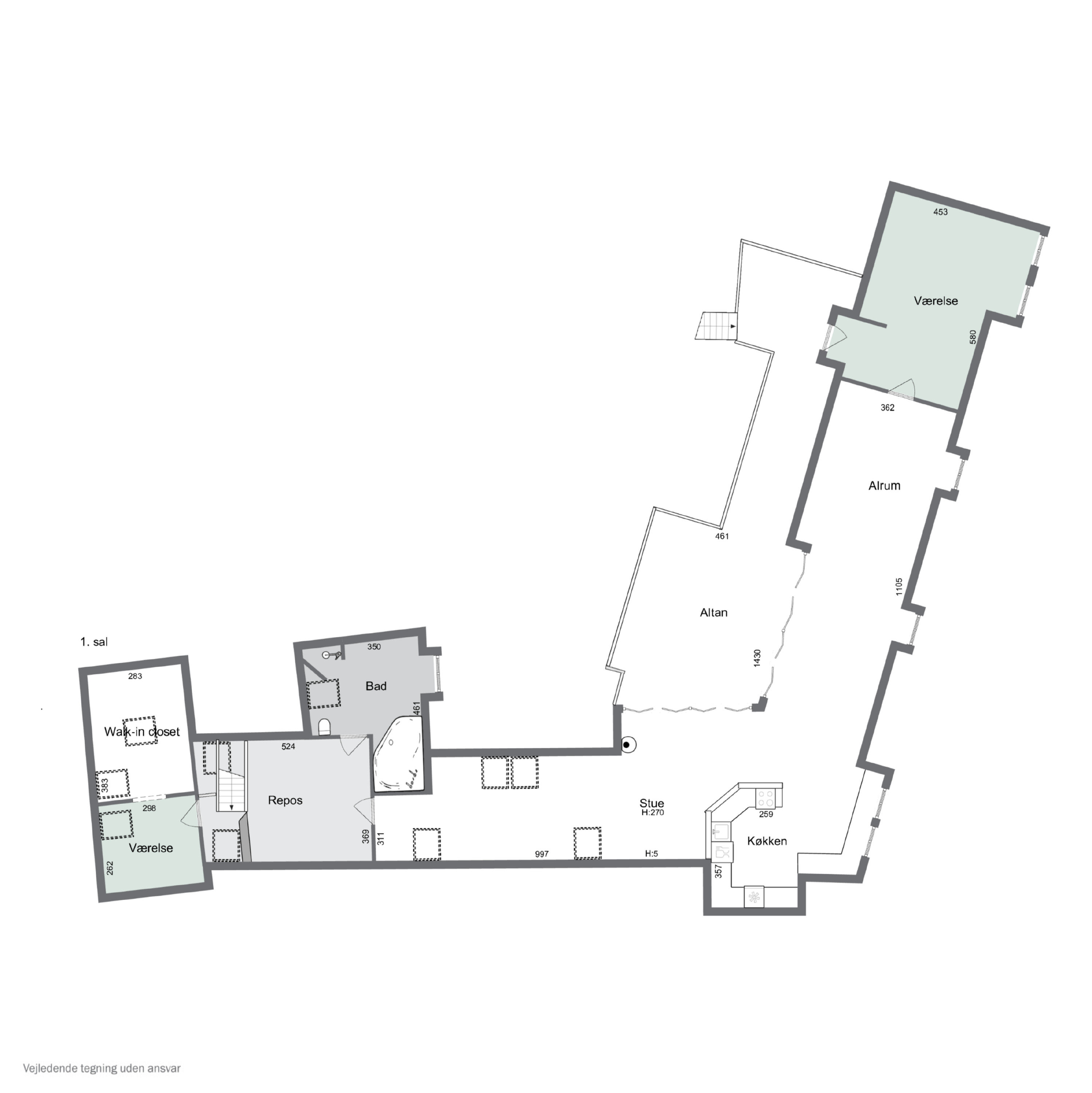 Plantegninger billede af Kongevejen 13B, 2791 Dragør