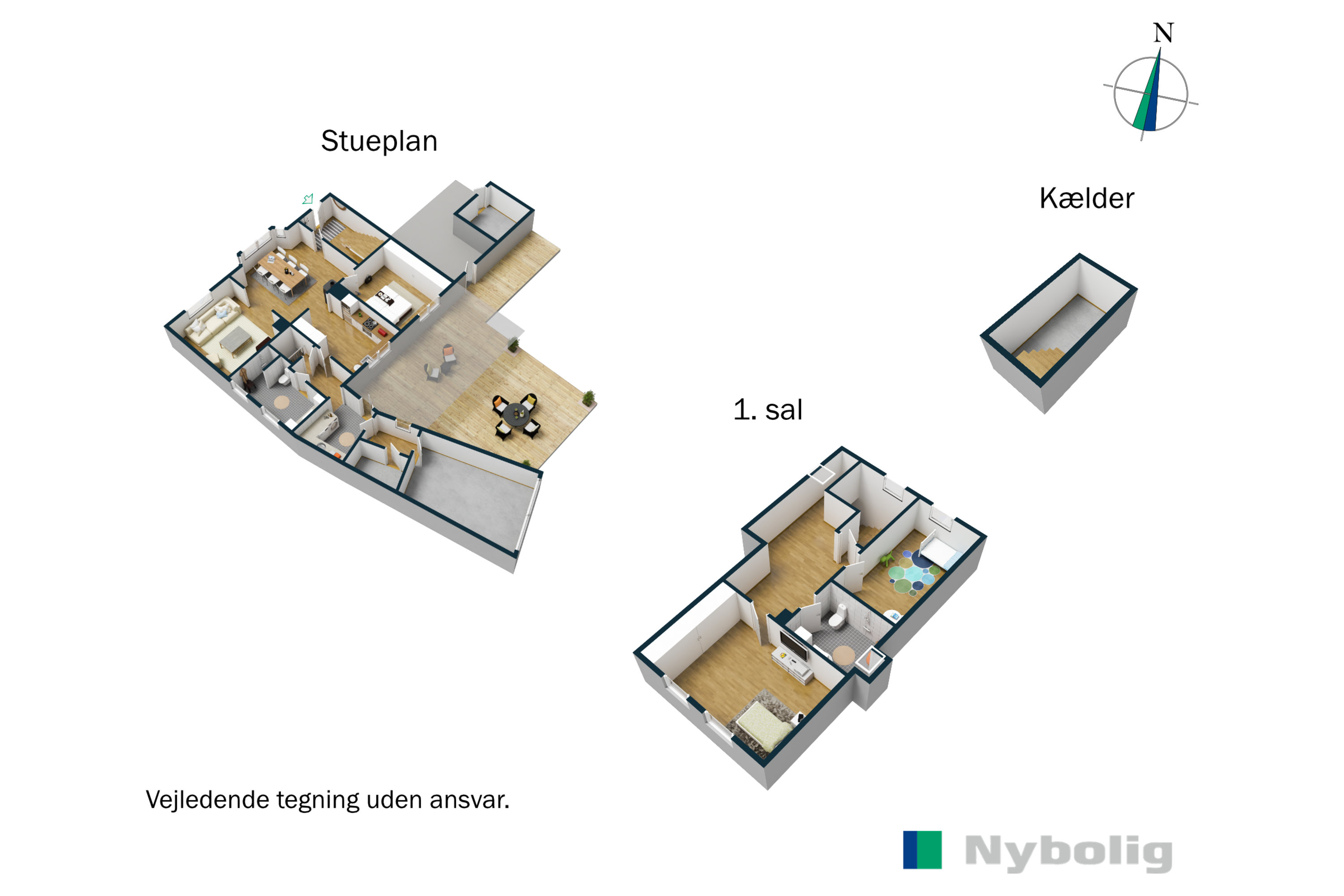 Plantegninger billede af Øster Alle 14, 6600 Vejen