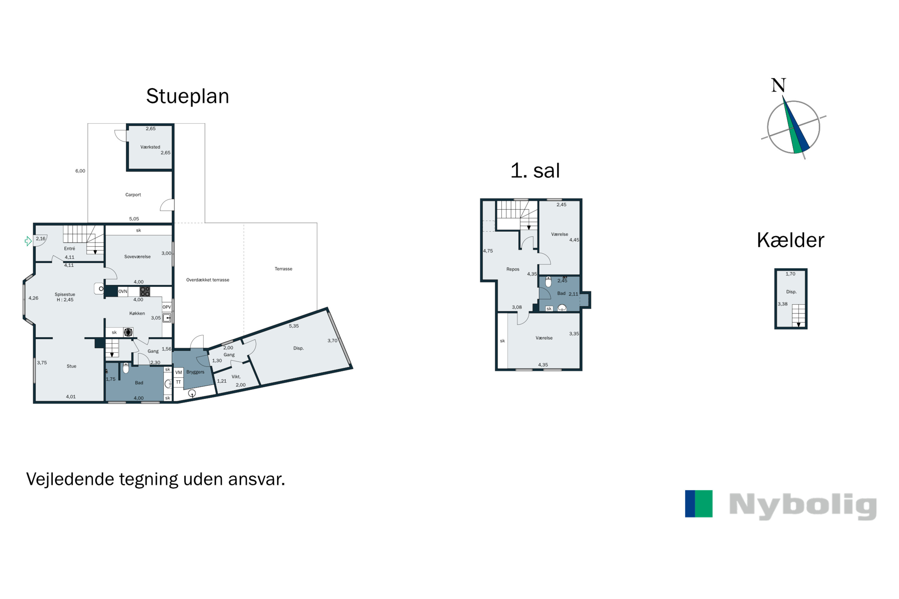 Plantegninger billede af Øster Alle 14, 6600 Vejen