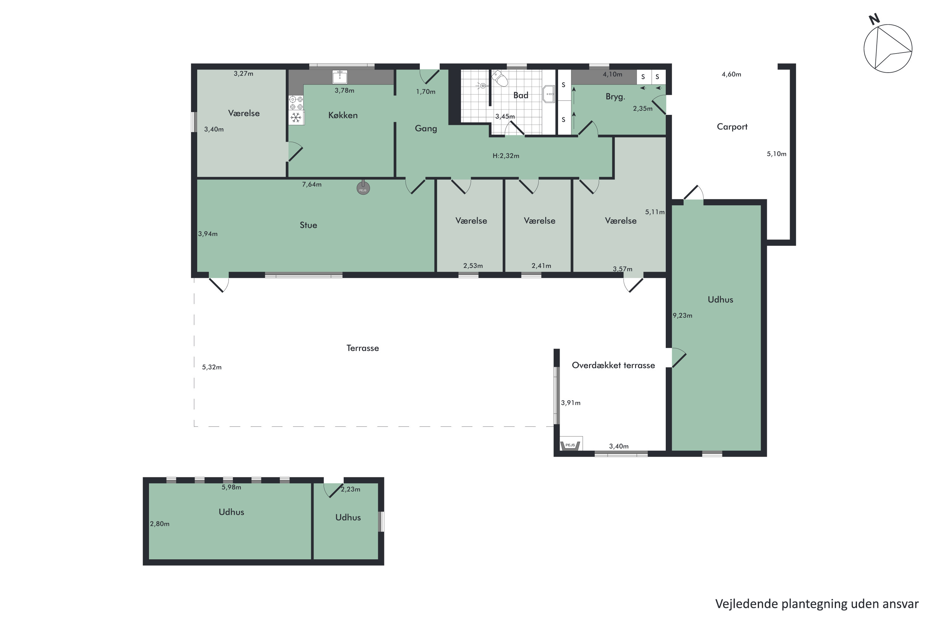 Plantegninger billede af Svinget 5, Døstrup, 9500 Hobro