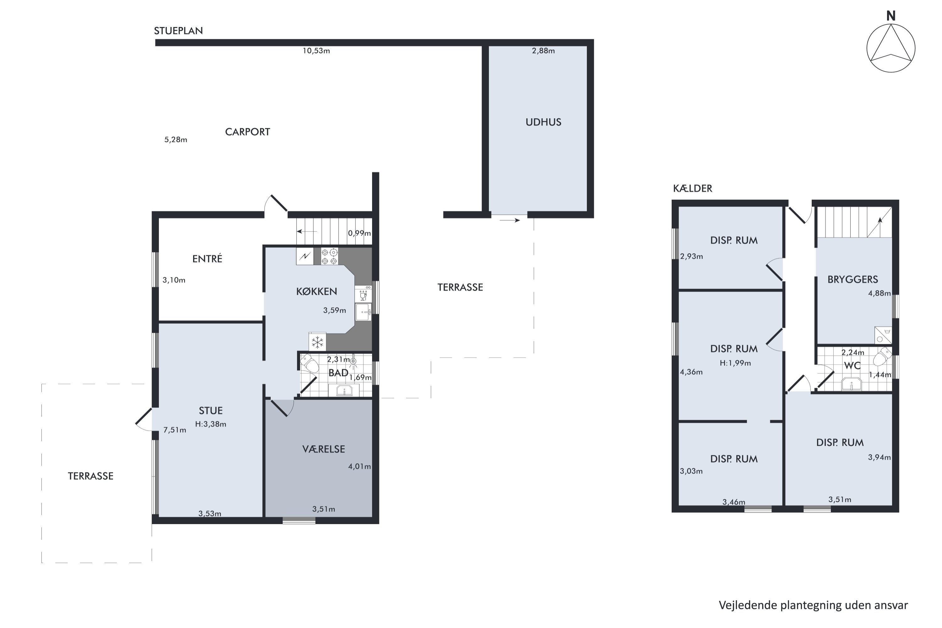 Plantegninger billede af Gl. Aalborgvej 12, Bjerregrav, 9632 Møldrup