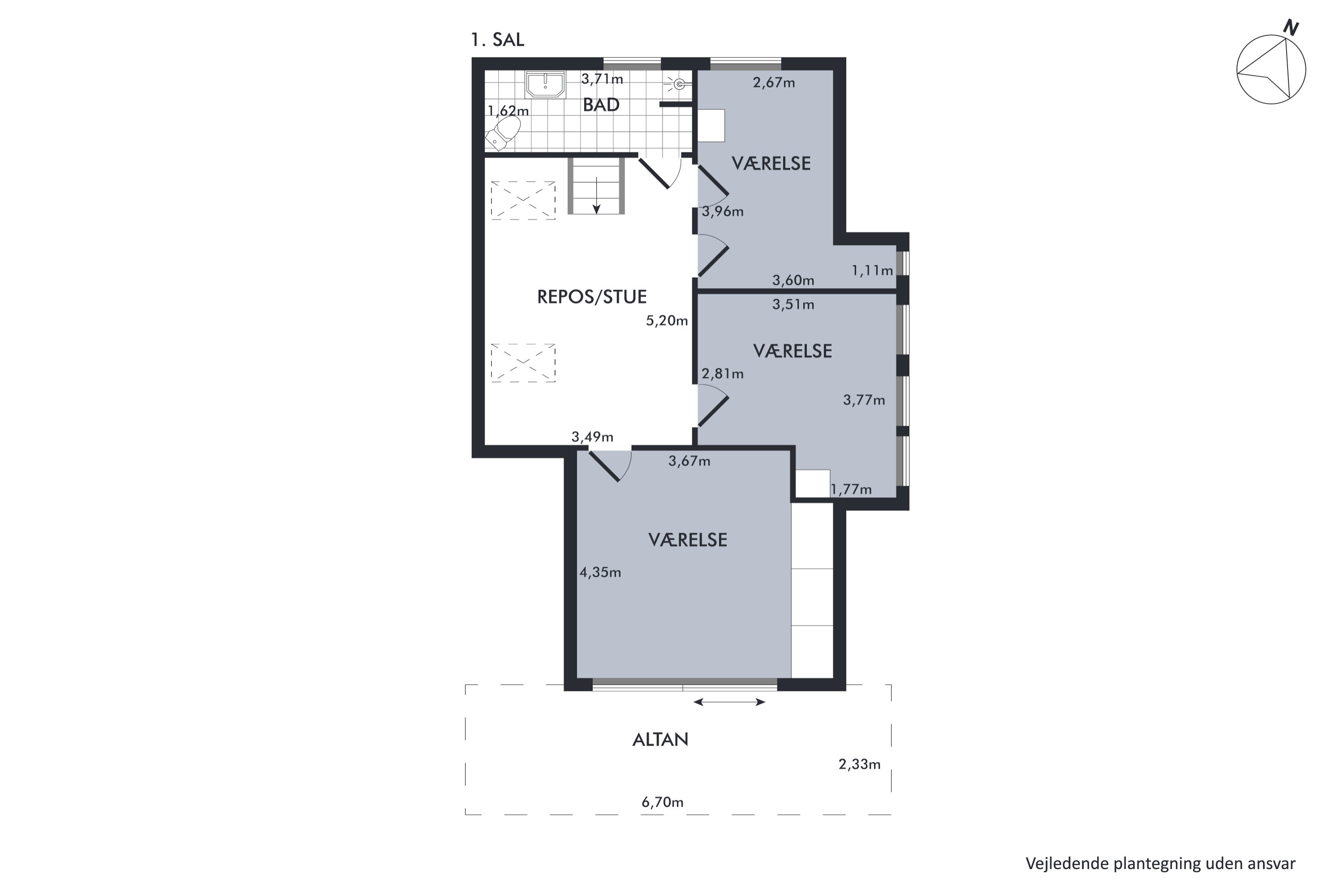Plantegninger billede af Hølleskovvej 1, Spandet, 6760 Ribe