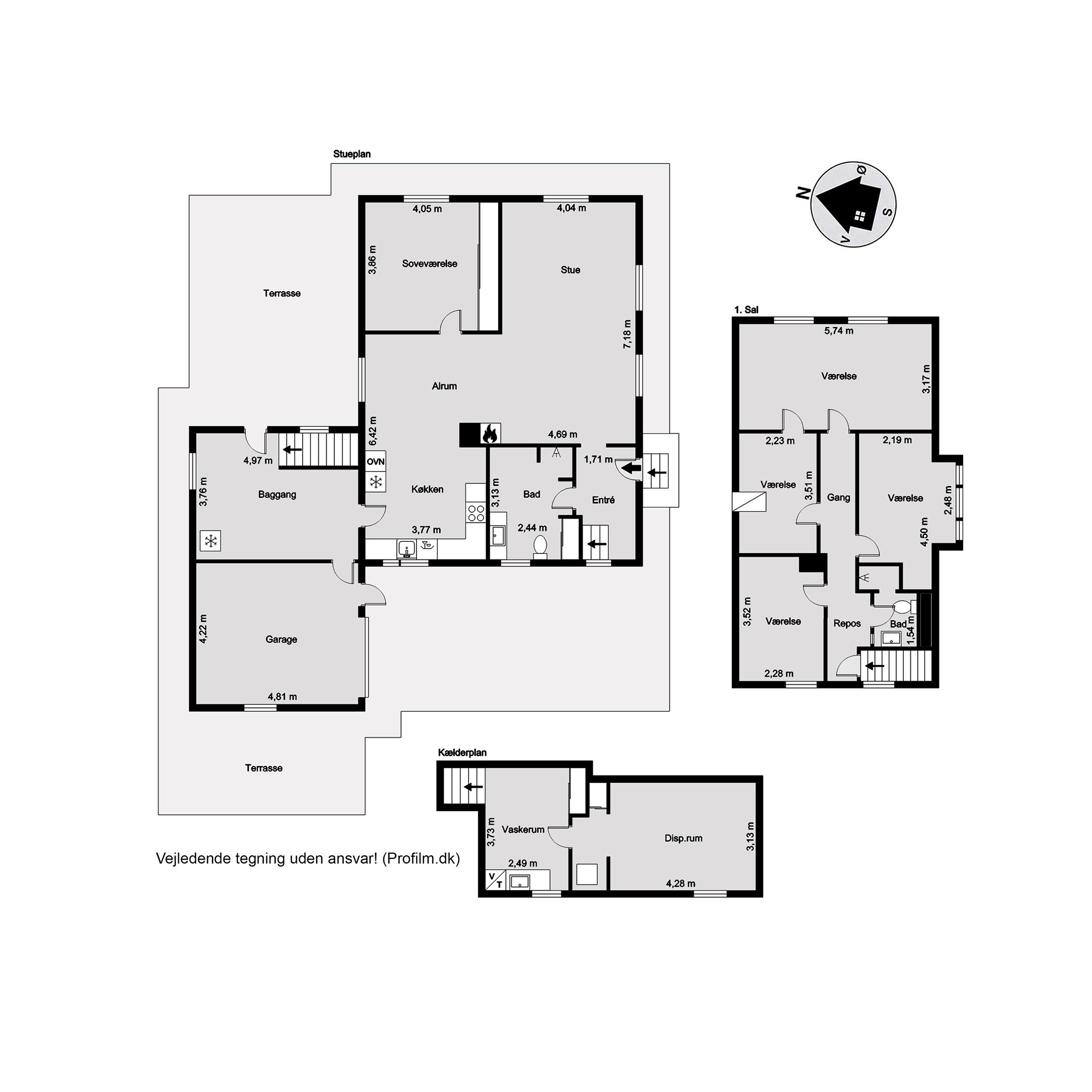 Plantegninger billede af Solskovvej 19, Hornstrup Mølleby, 7100 Vejle