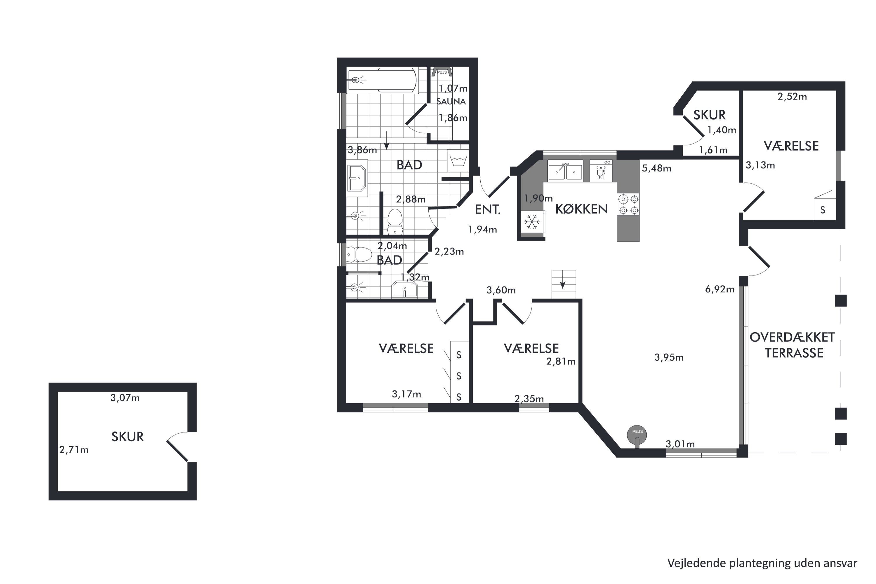 Plantegninger billede af Solbærhaven 21, Øster Hurup, 9560 Hadsund