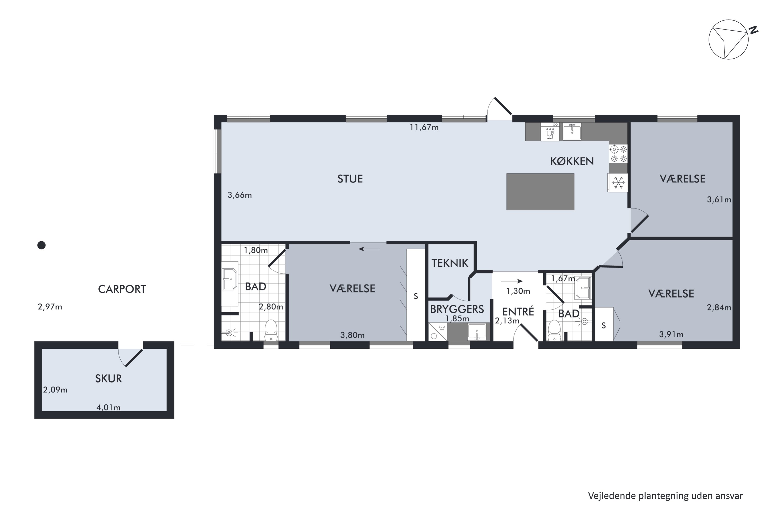Plantegninger billede af Dalvænget 15, 8382 Hinnerup