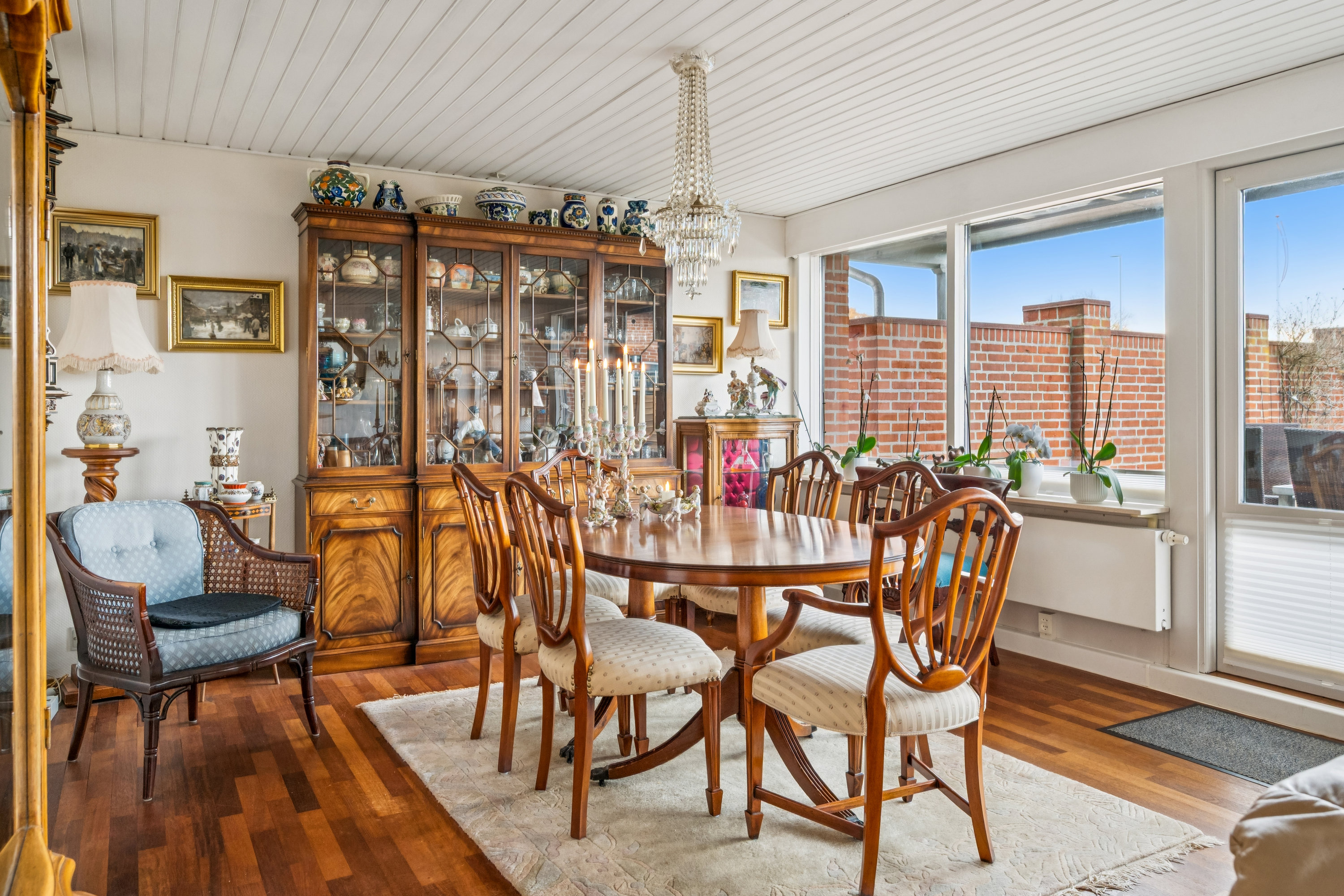 Fremhævet spisestue billede i fuldskærmstilstand. Billede af Strandbyvej 30, 8240 Risskov