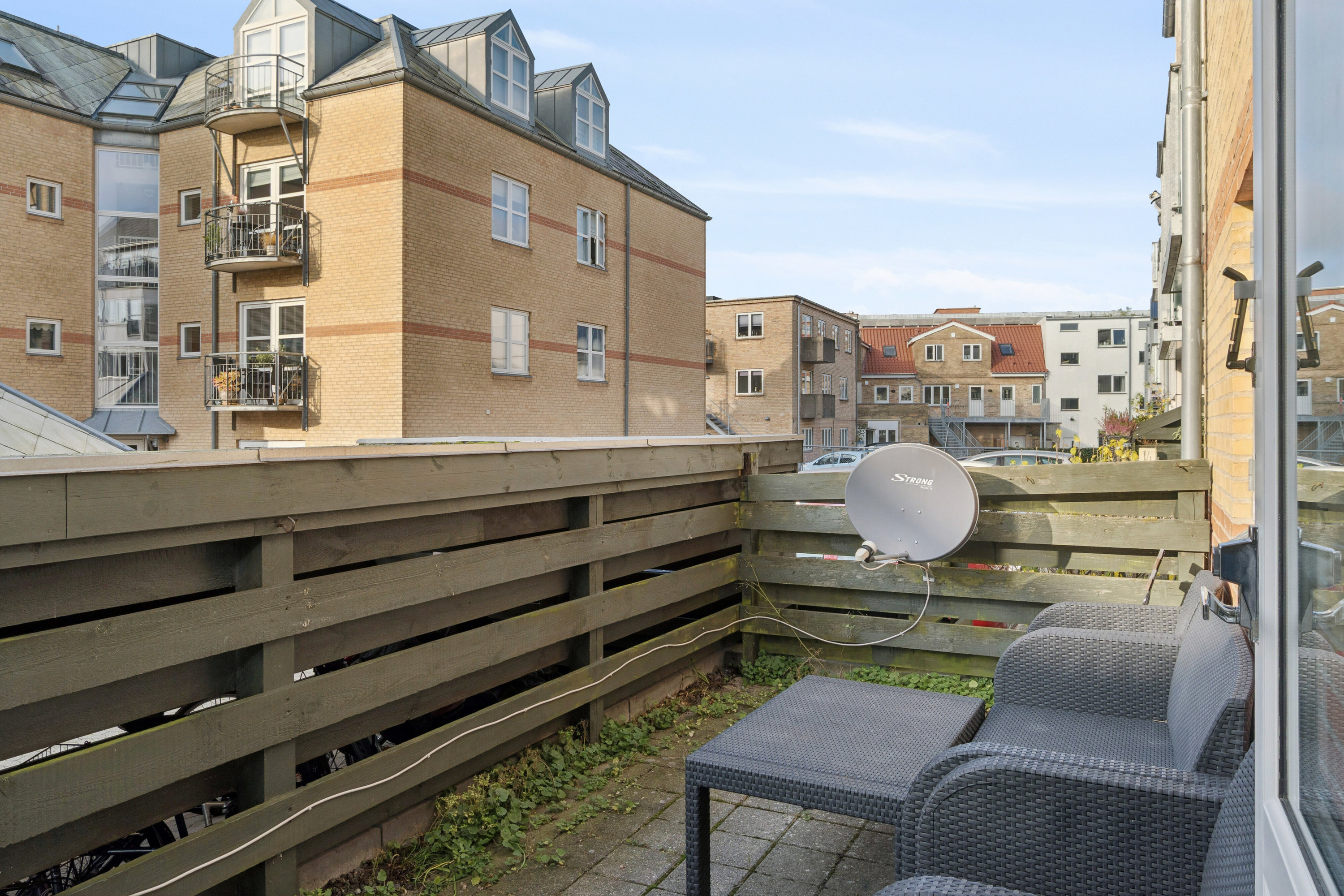 Miniaturebillede 1: altan. Billede af Grønnegade 25, st.. mf., 4700 Næstved