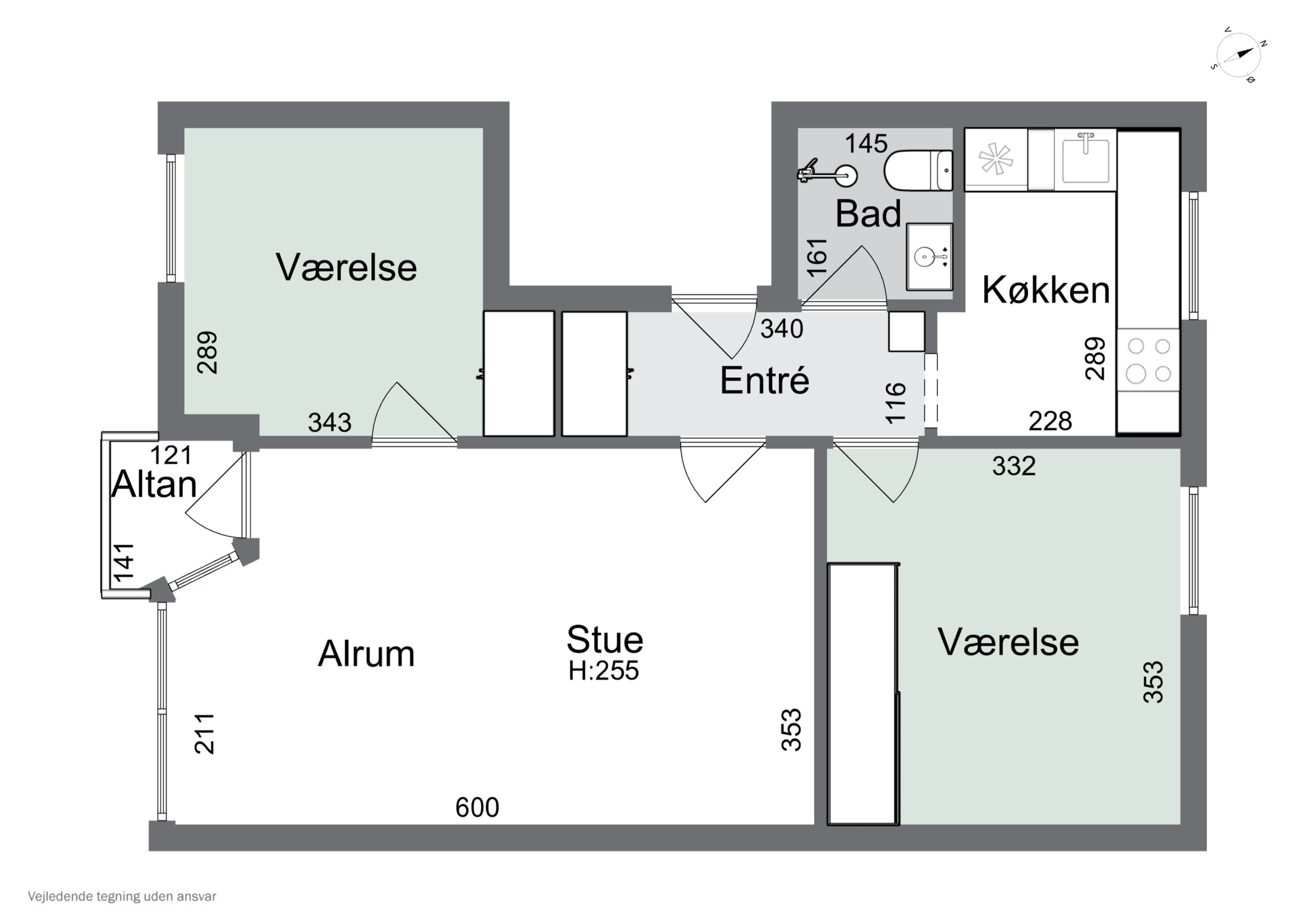Plantegninger billede af Østerbæksvej 14, 1. th., 5230 Odense M