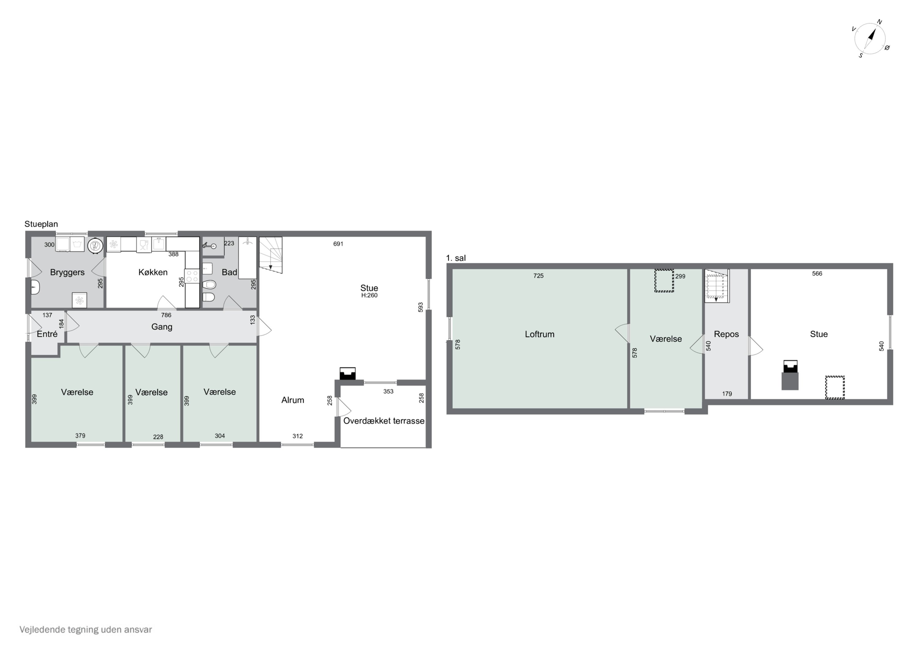 Plantegninger billede af Dyssevej 4, Bognæs, 4300 Holbæk