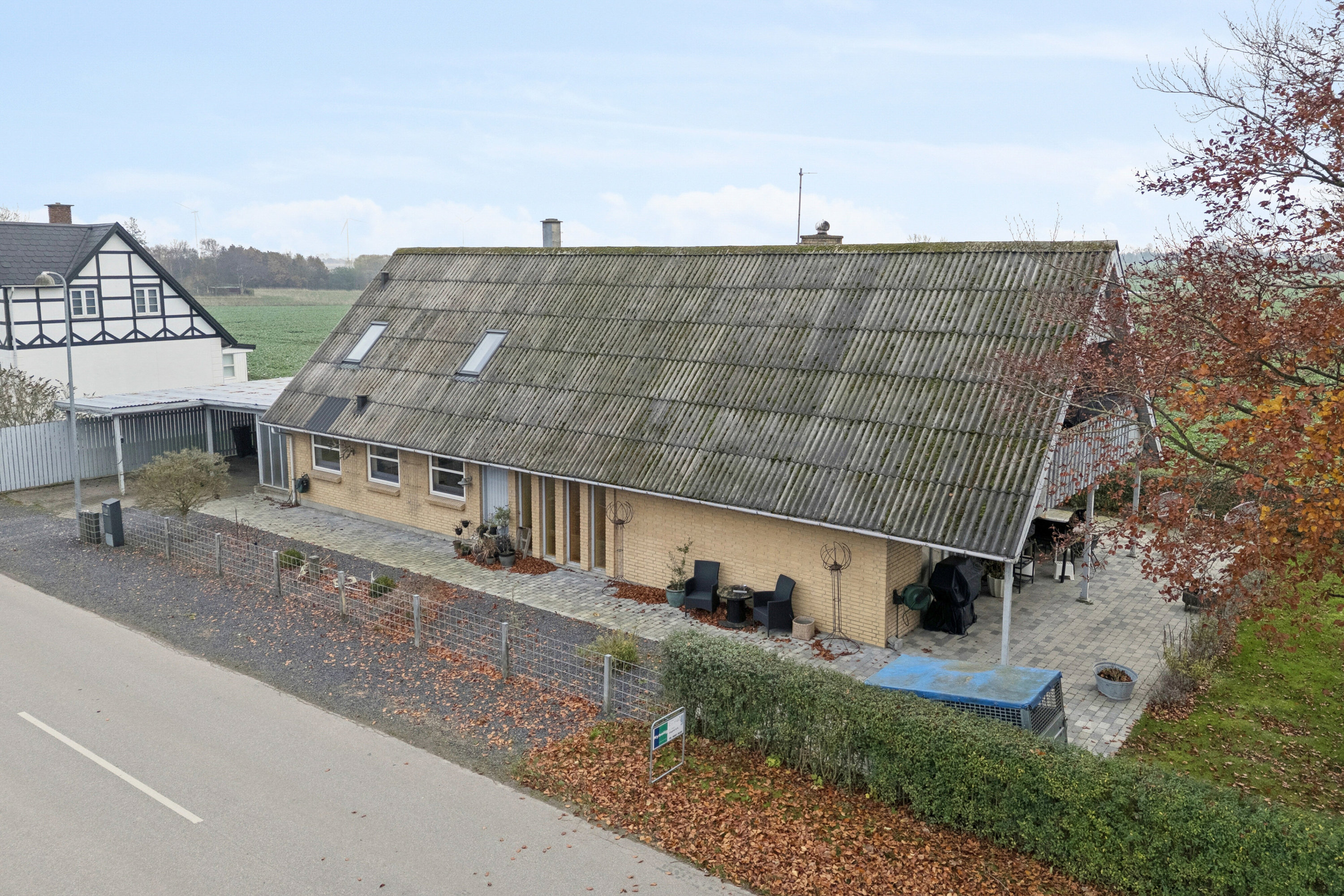 Fremhævet set fra vejen billede i fuldskærmstilstand. Billede af Katrinevej 16A, Gimlinge, 4200 Slagelse