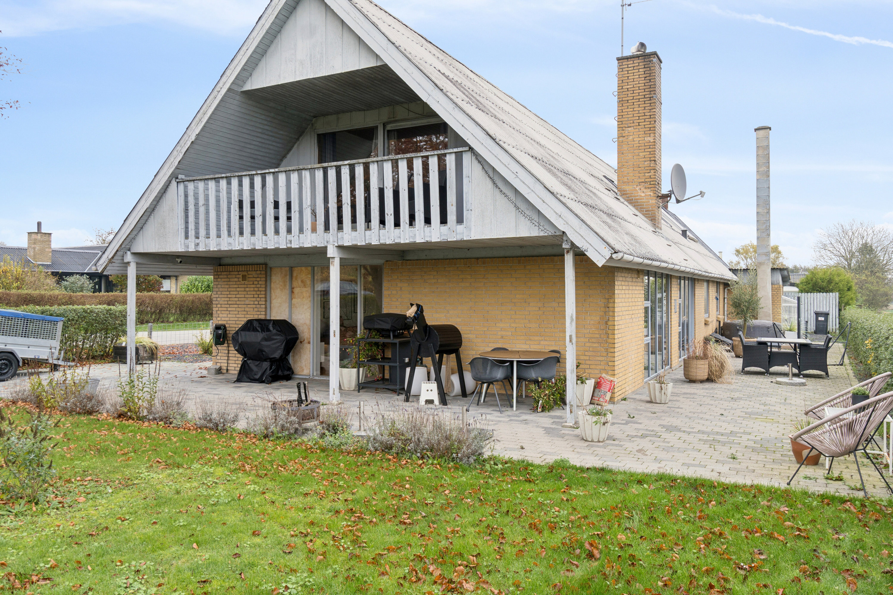 Fremhævet set fra haven billede i fuldskærmstilstand. Billede af Katrinevej 16A, Gimlinge, 4200 Slagelse