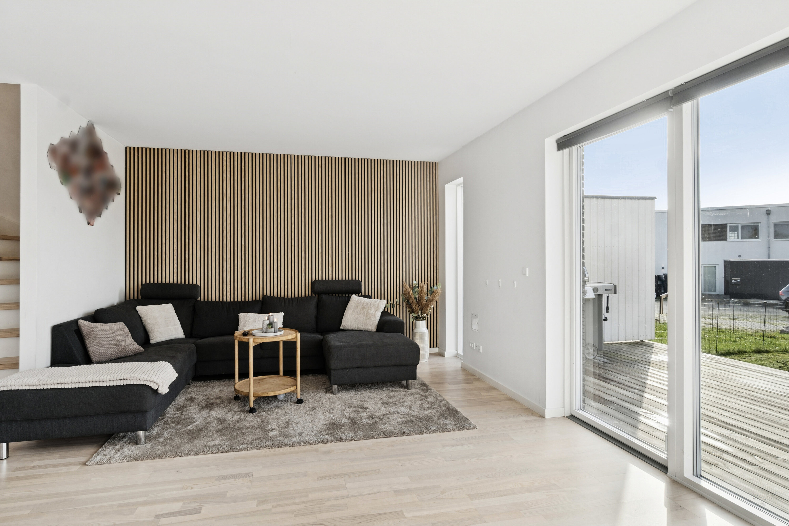 Fremhævet stue billede i fuldskærmstilstand. Billede af Torpet 78, 4300 Holbæk