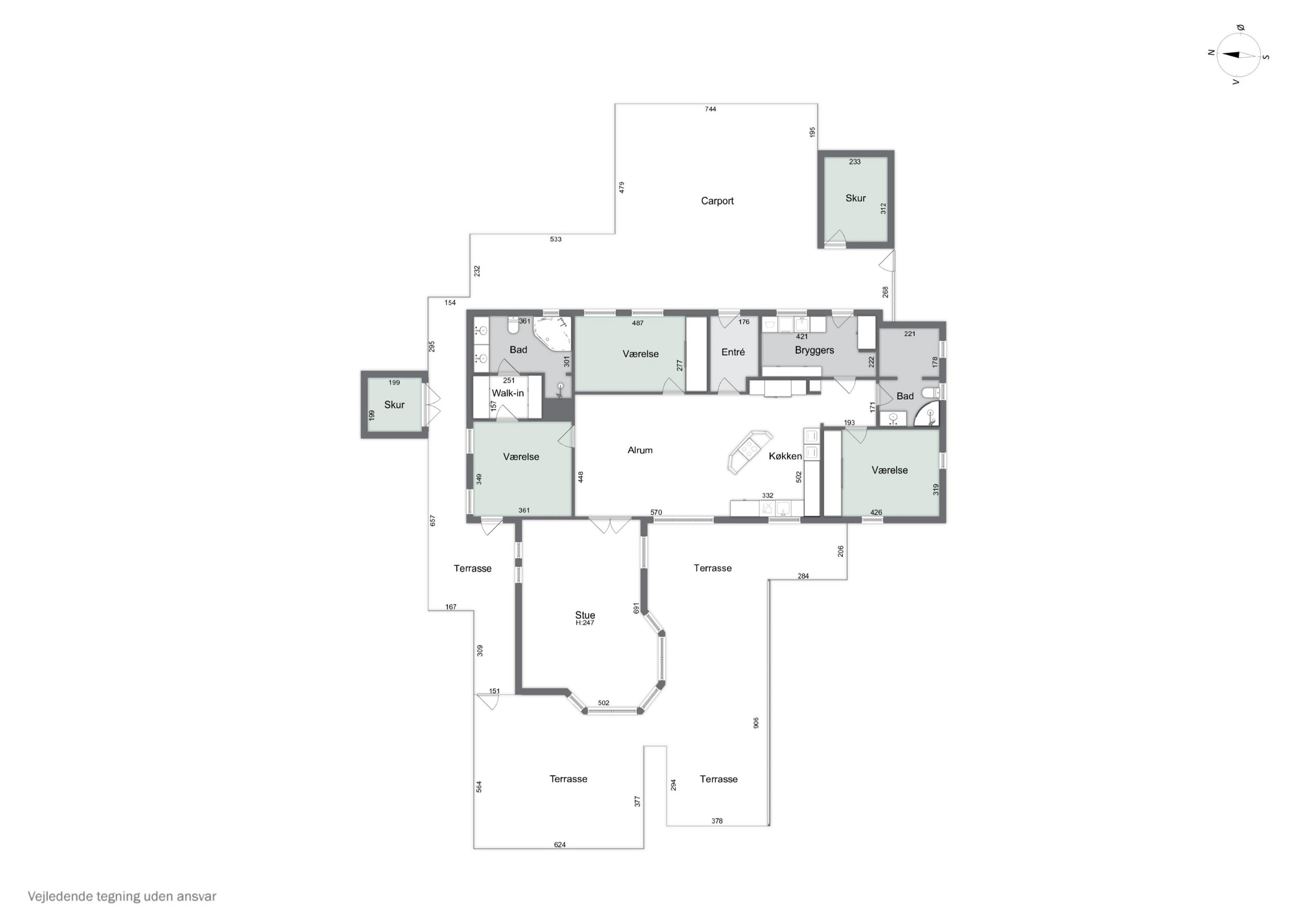 Plantegninger billede af Brombærvej 25, 4654 Faxe Ladeplads