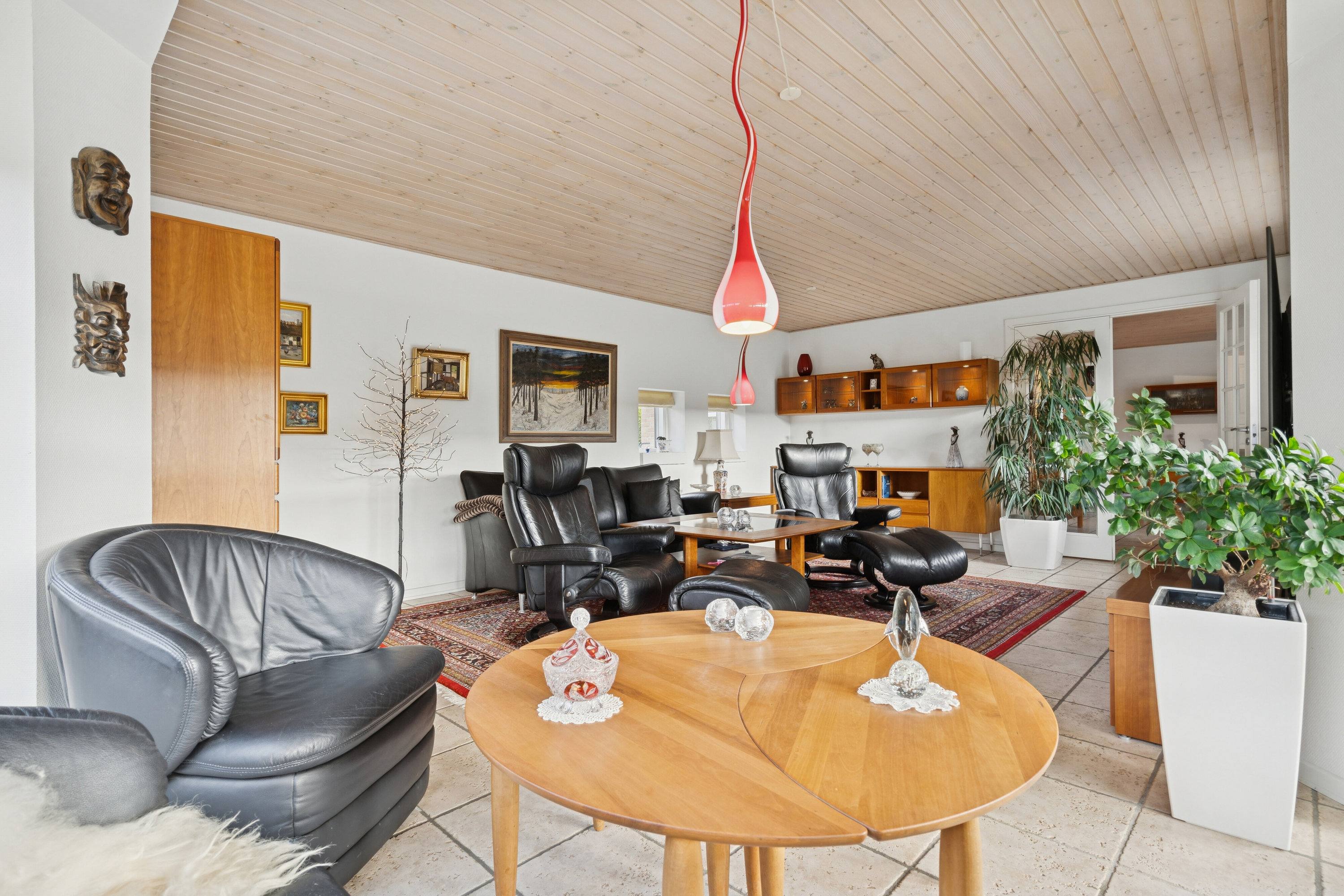 Fremhævet stue billede i fuldskærmstilstand. Billede af Brombærvej 25, 4654 Faxe Ladeplads