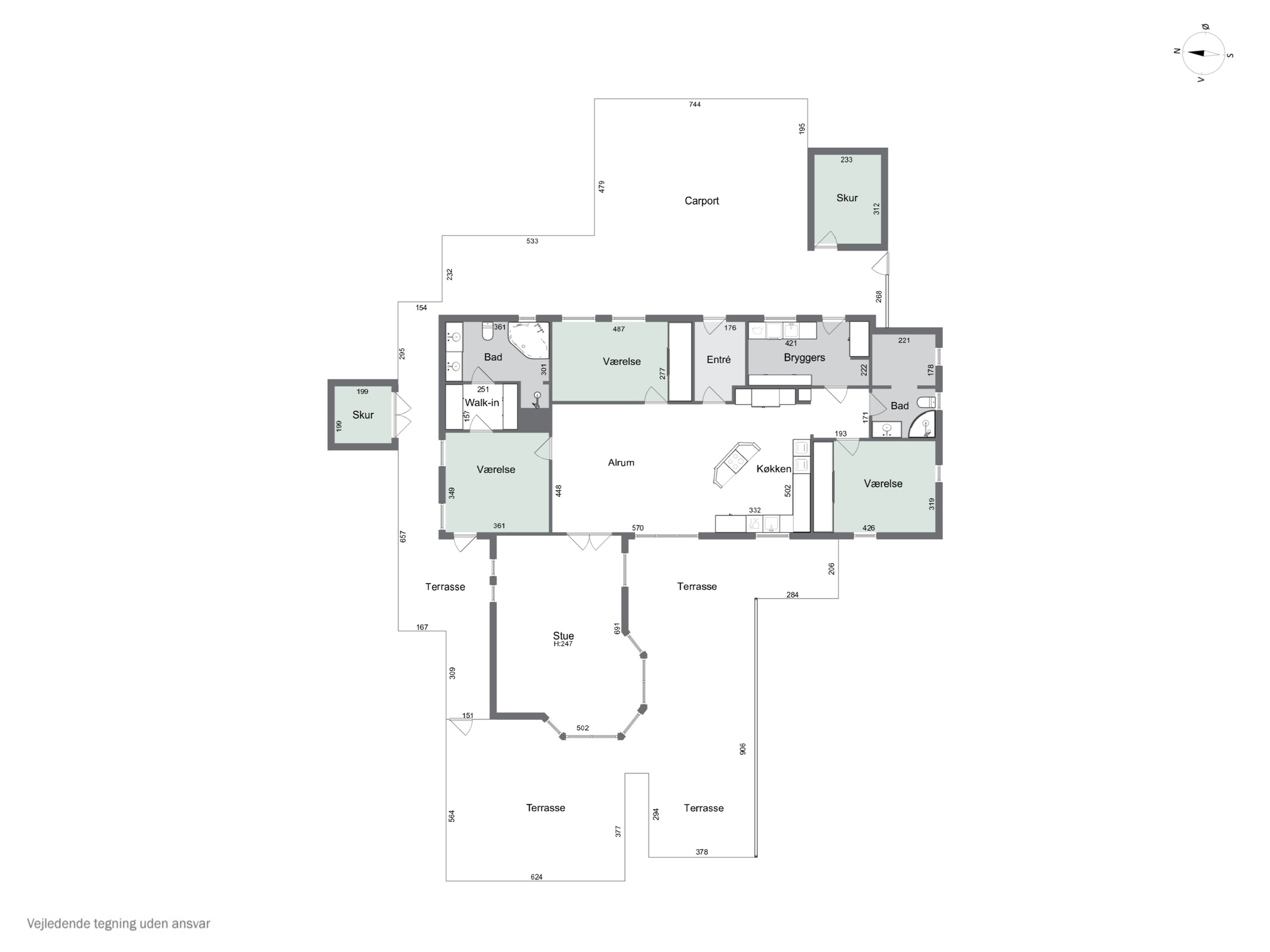 Plantegninger billede af Brombærvej 25, 4654 Faxe Ladeplads