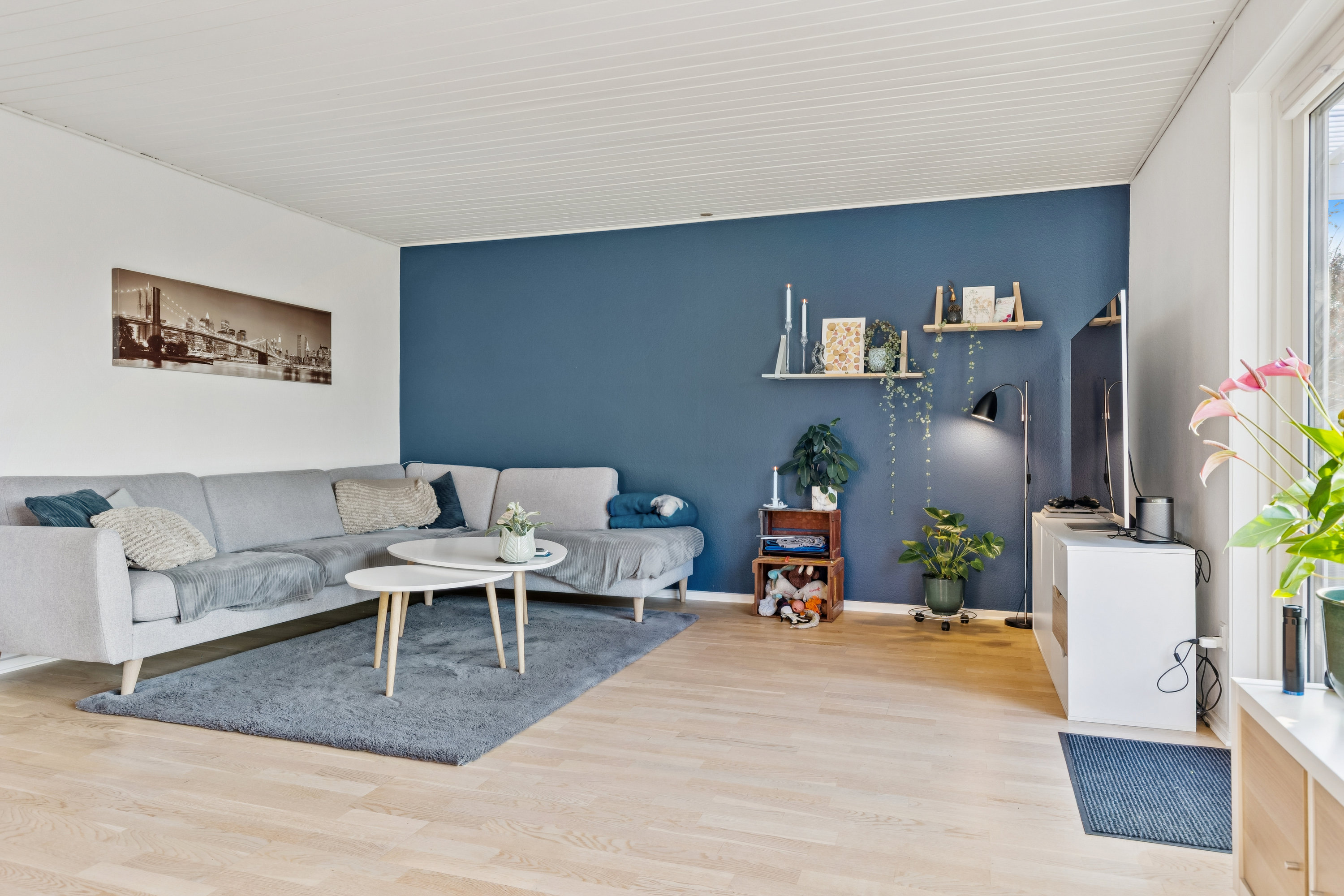 Fremhævet stue billede i fuldskærmstilstand. Billede af Solholmsvej 5A, 4520 Svinninge