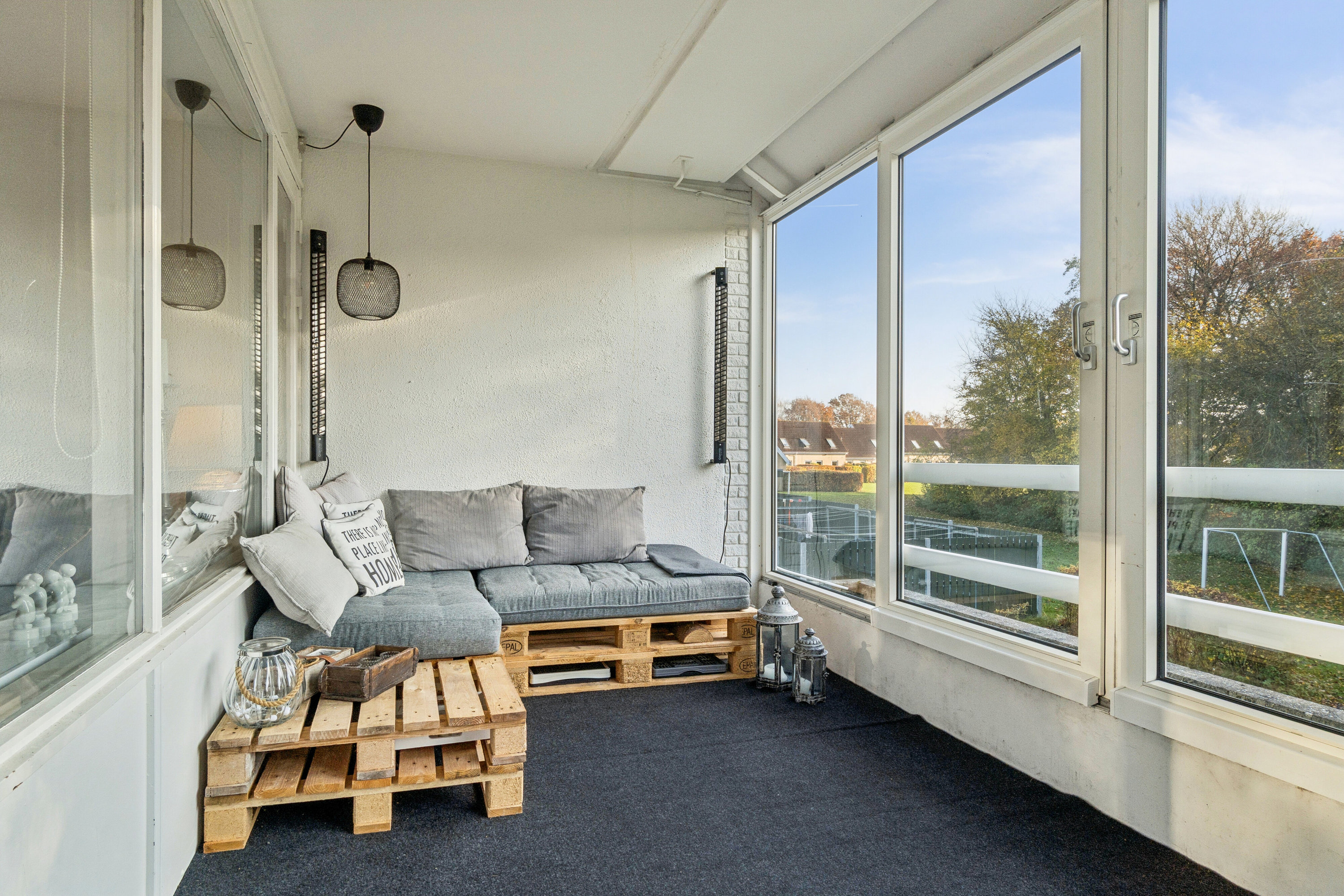 Fremhævet altan billede i fuldskærmstilstand. Billede af Parkvej 174, 1. 5., 4700 Næstved