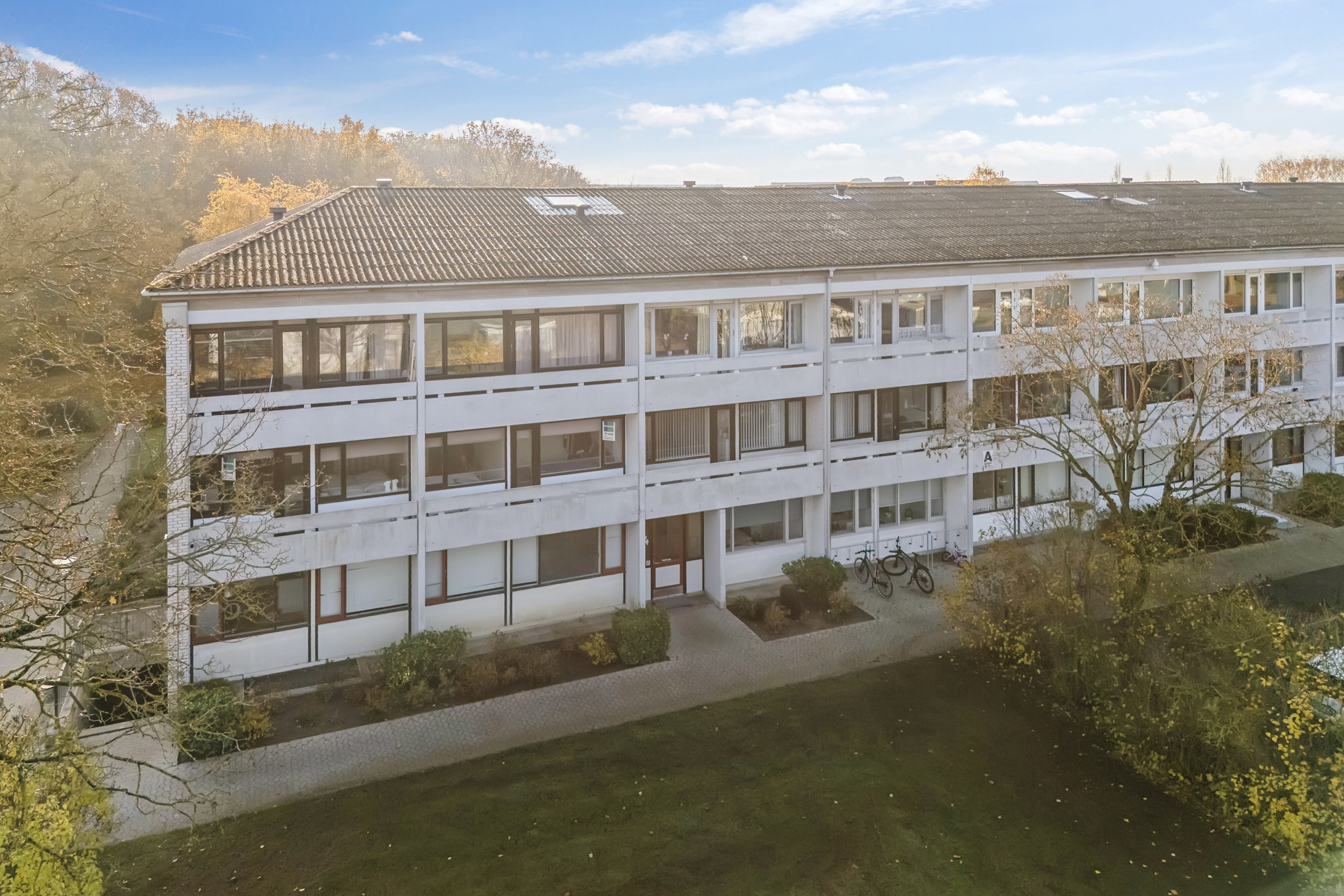 Fremhævet luftfoto billede i fuldskærmstilstand. Billede af Parkvej 174, 1. 5., 4700 Næstved