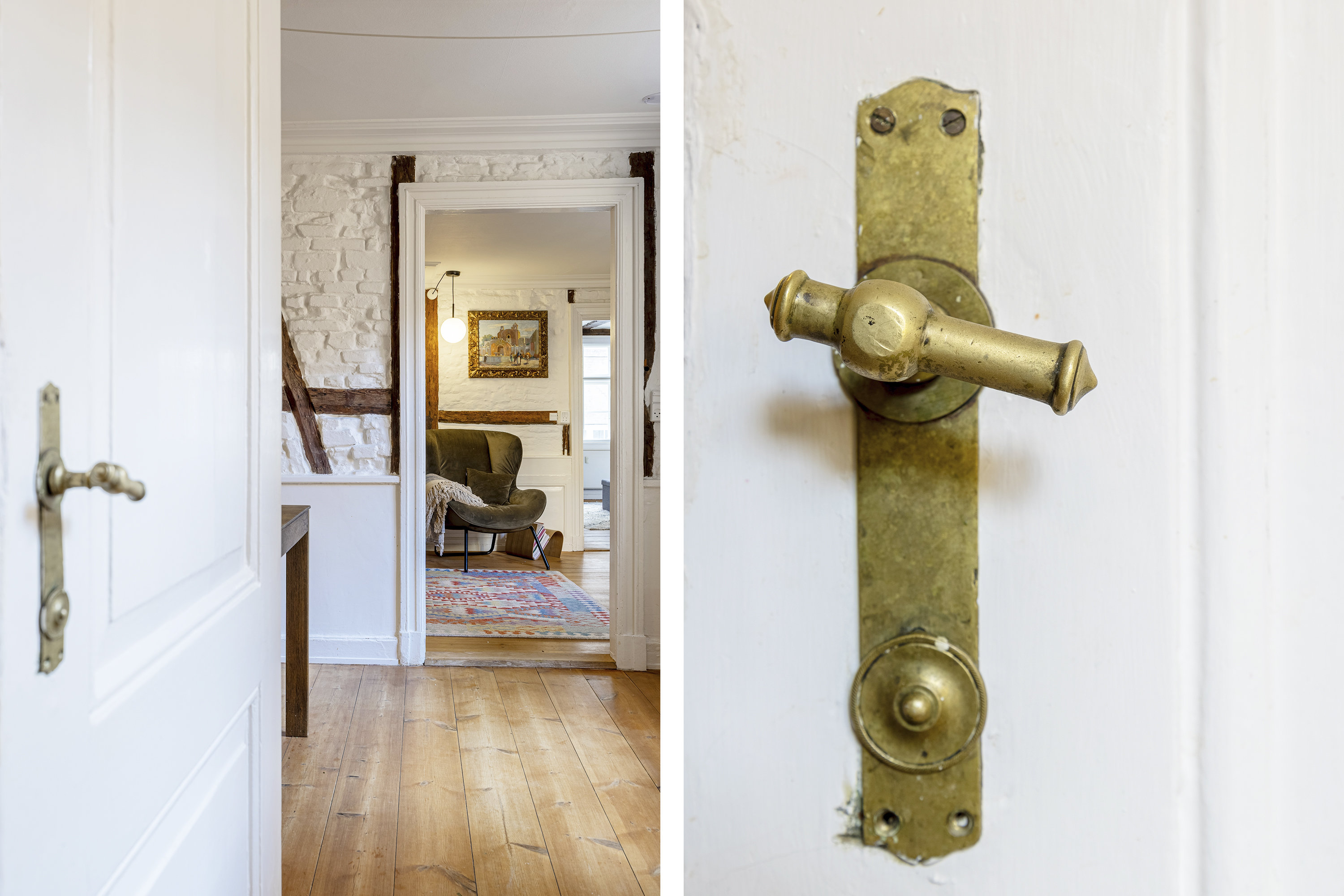 Fremhævet stue billede i fuldskærmstilstand. Billede af Snaregade 8, 2., 1205 København K