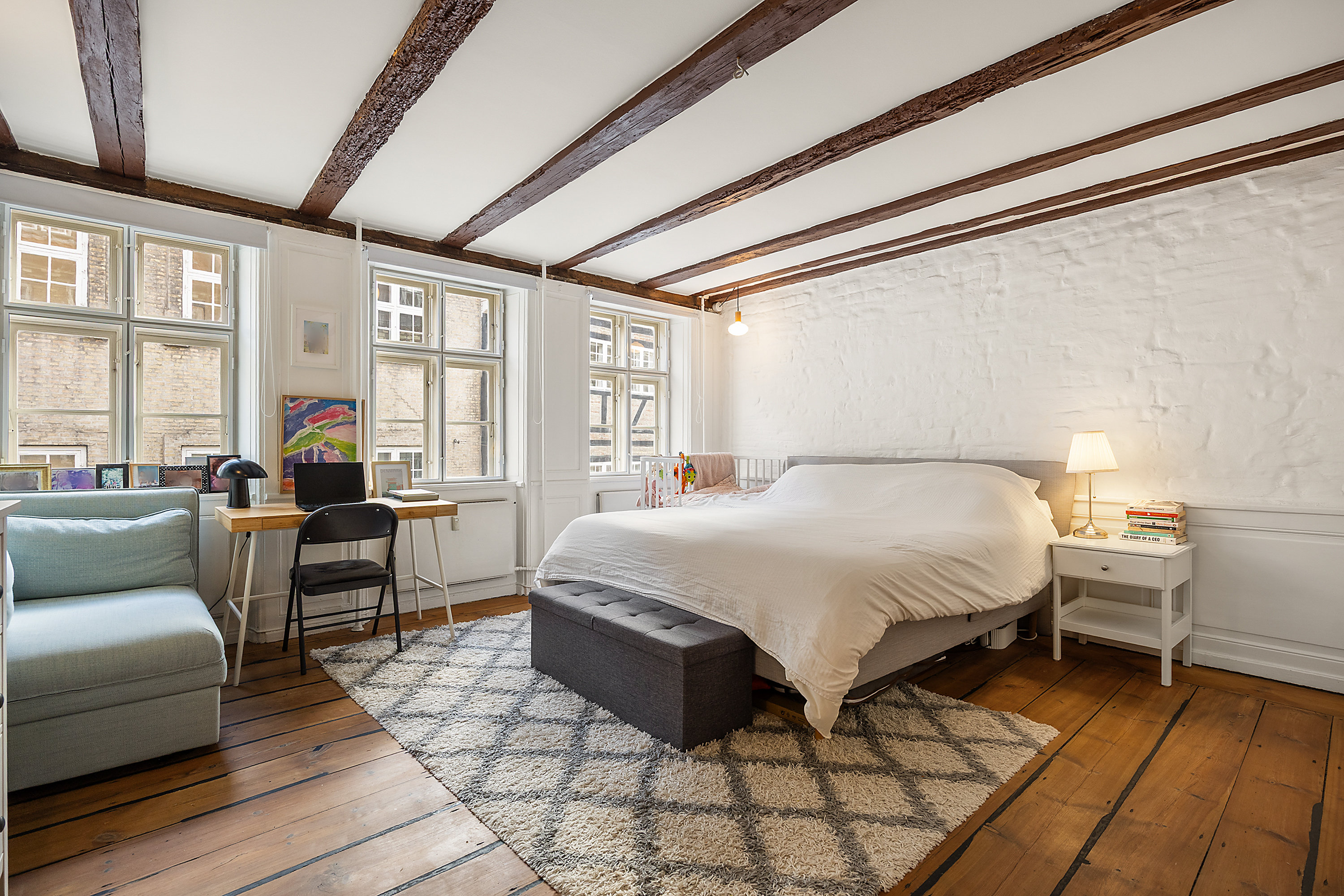 Fremhævet soveværelse billede i fuldskærmstilstand. Billede af Snaregade 8, 2., 1205 København K