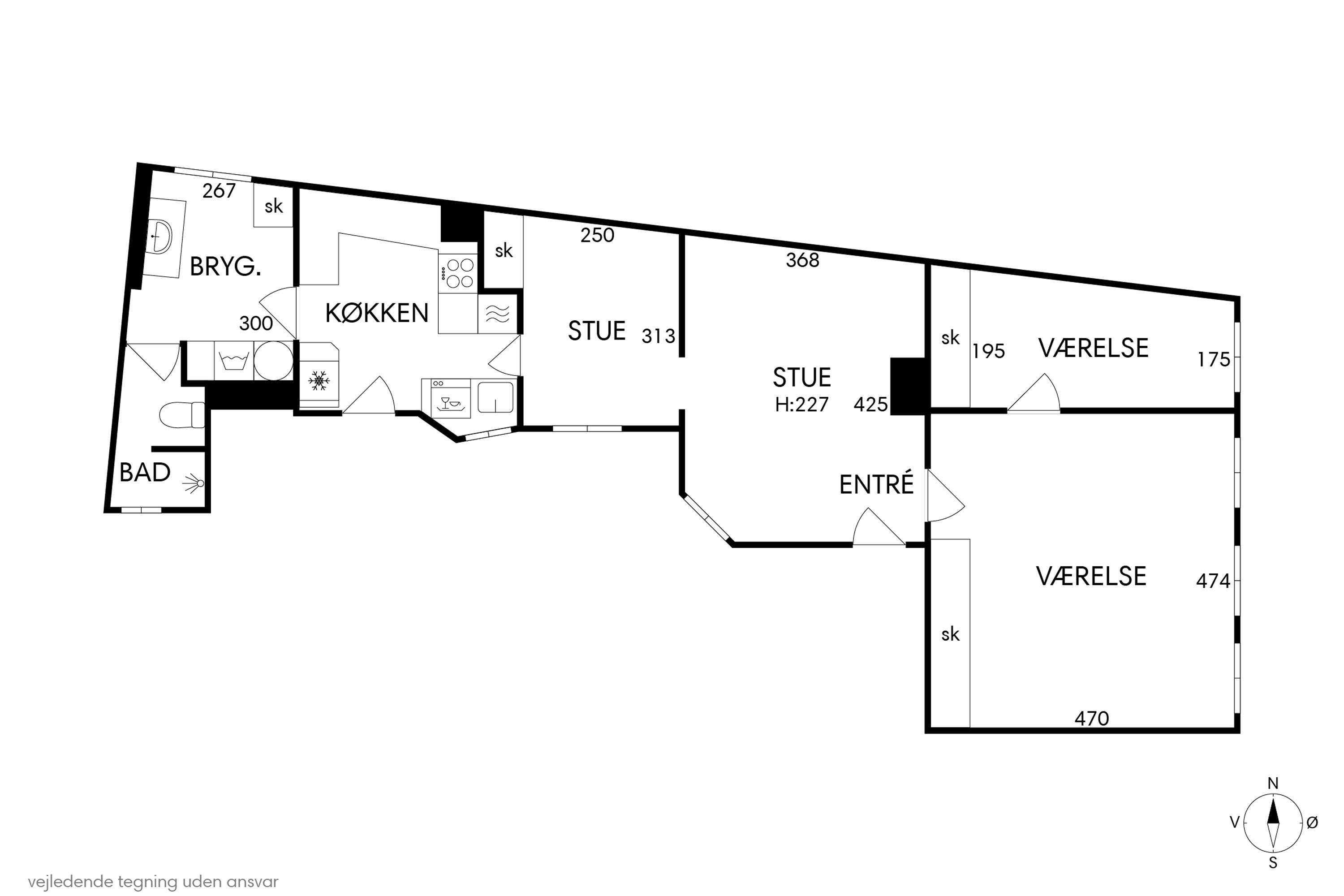 Plantegninger billede af Snaregade 8, 2., 1205 København K