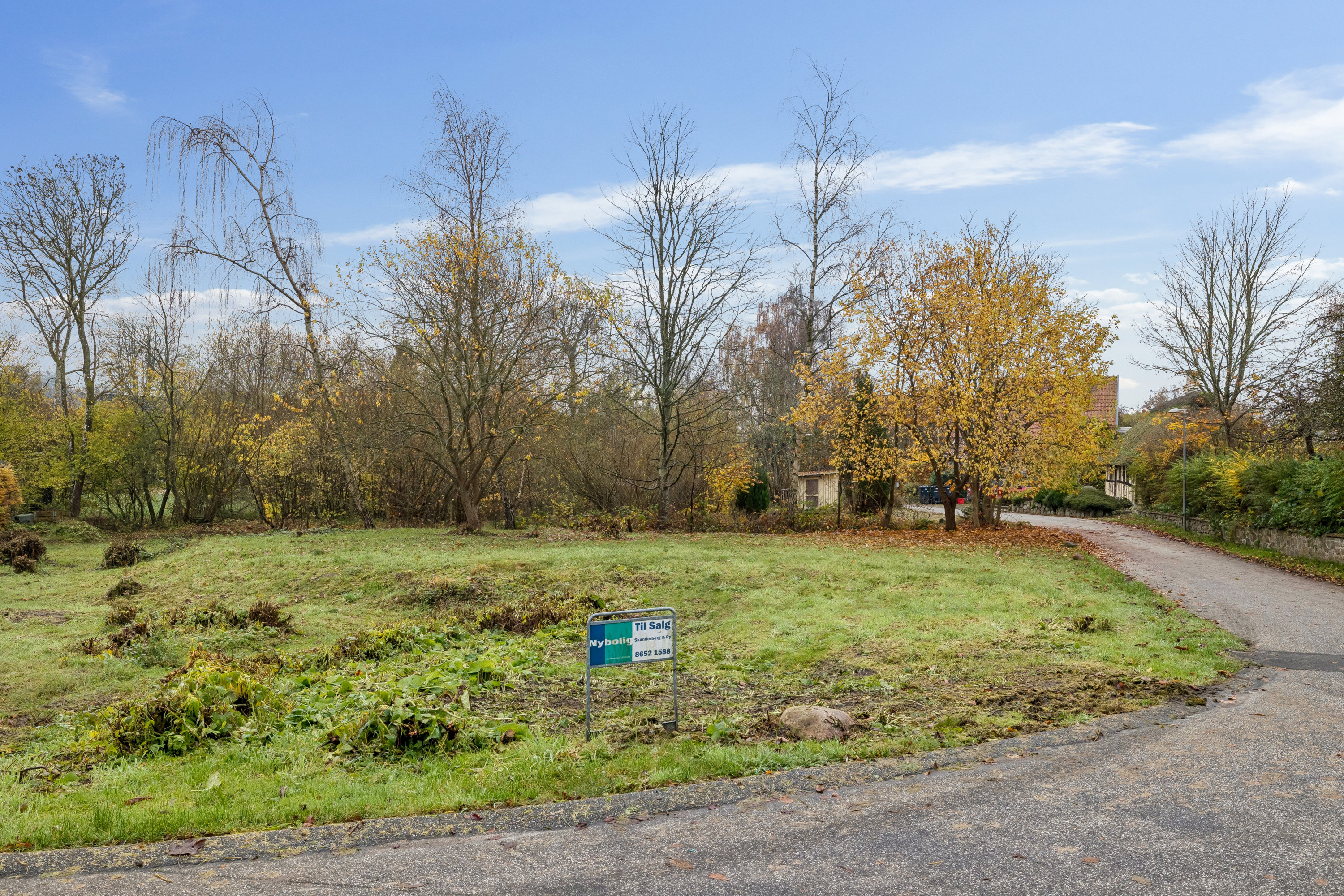 Fremhævet grund billede i fuldskærmstilstand. Billede af Ringvej 14, Alling, 8680 Ry