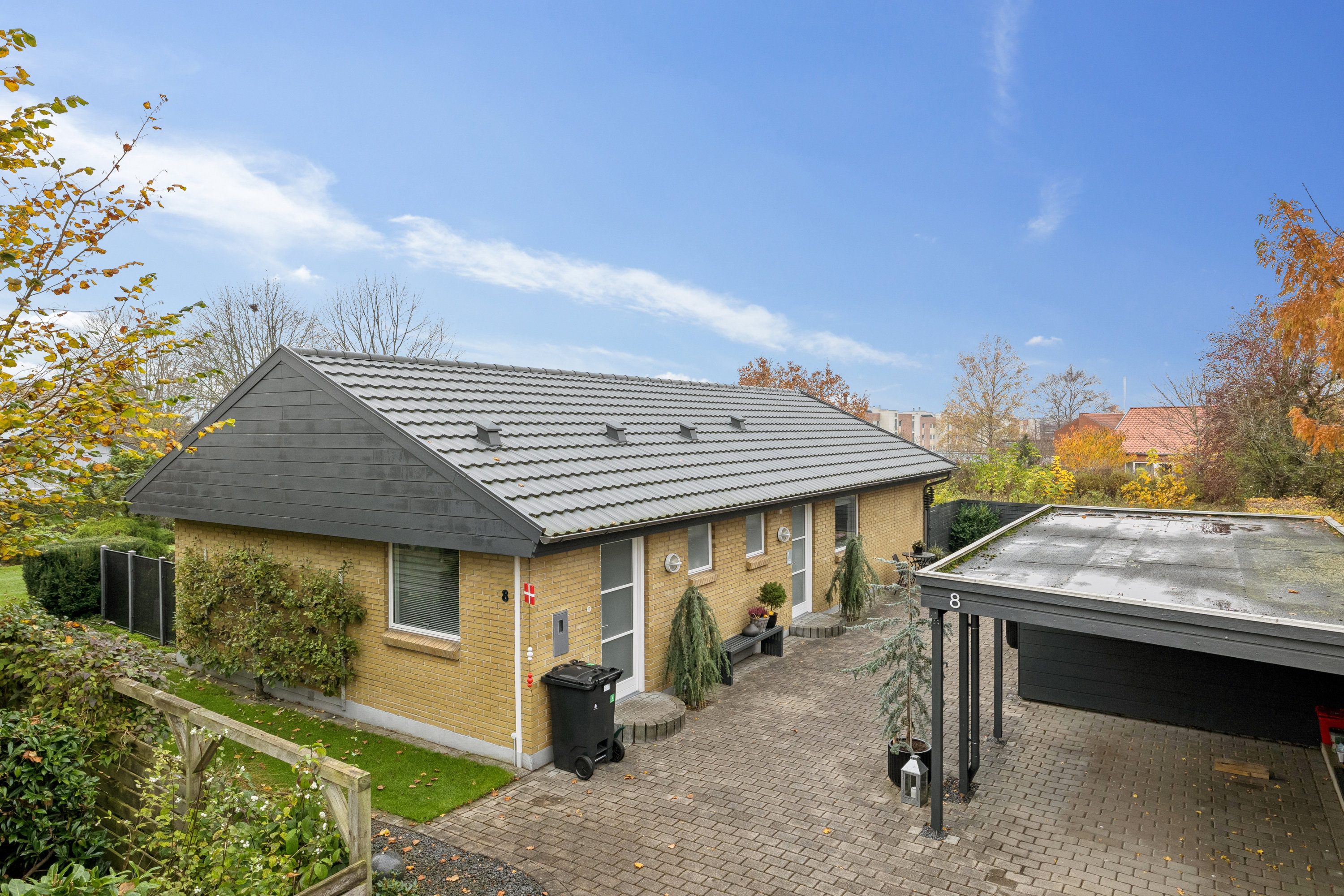 Fremhævet ejendommen billede i fuldskærmstilstand. Billede af Ludvig Holbergs Vej 8, 8660 Skanderborg