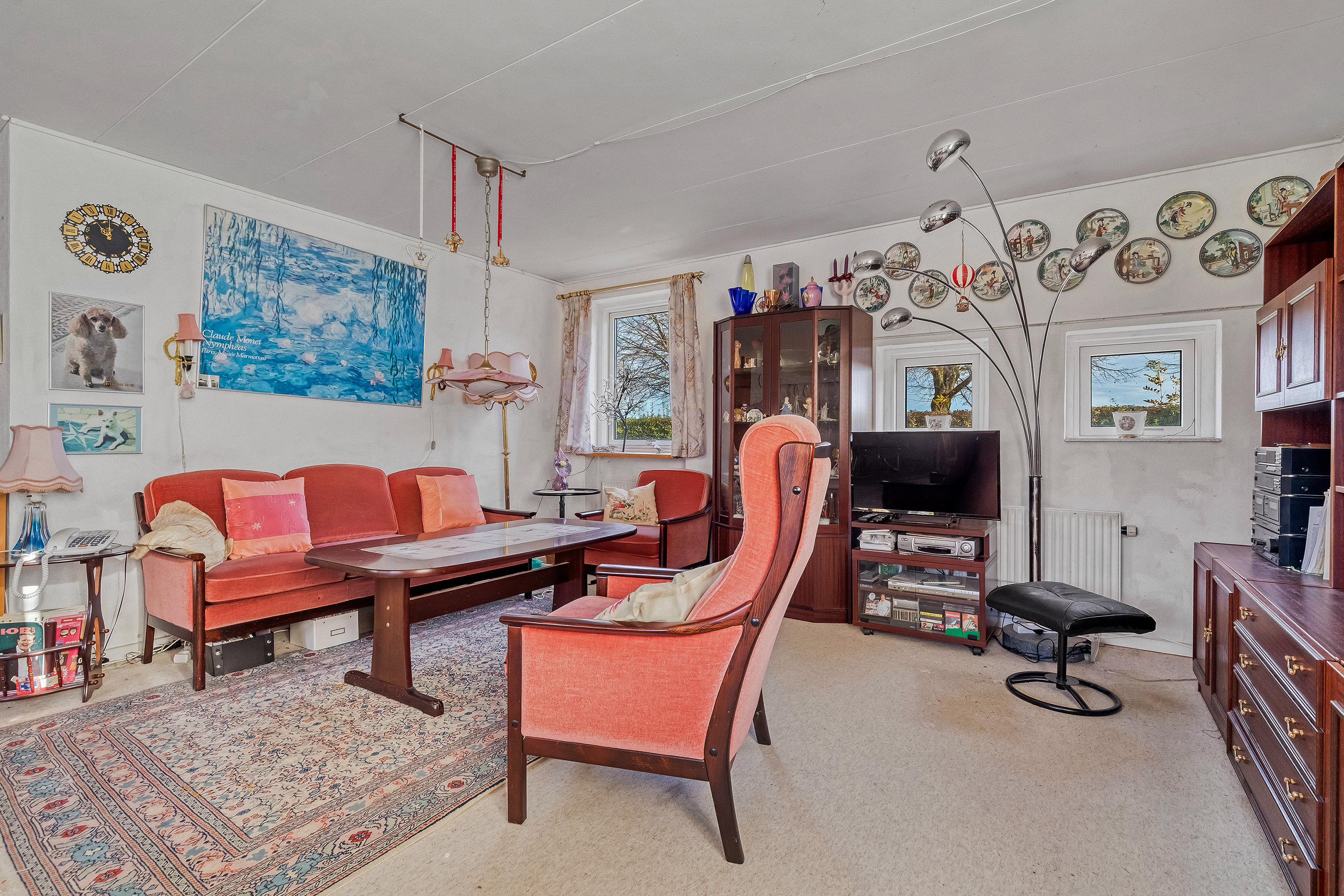 Fremhævet stue billede i fuldskærmstilstand. Billede af Lindeparken 14, 3550 Slangerup