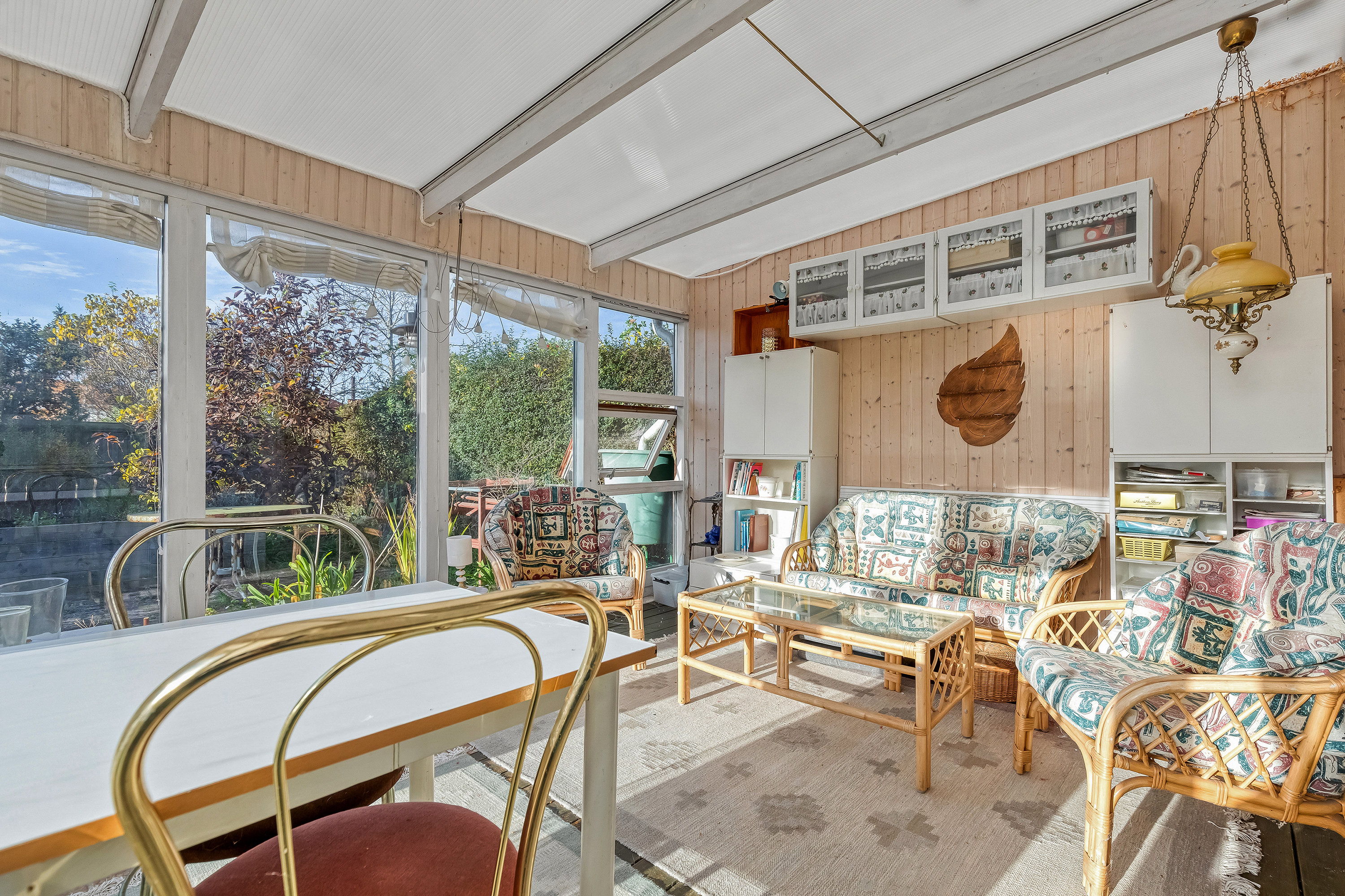 Fremhævet udestue billede i fuldskærmstilstand. Billede af Lindeparken 14, 3550 Slangerup