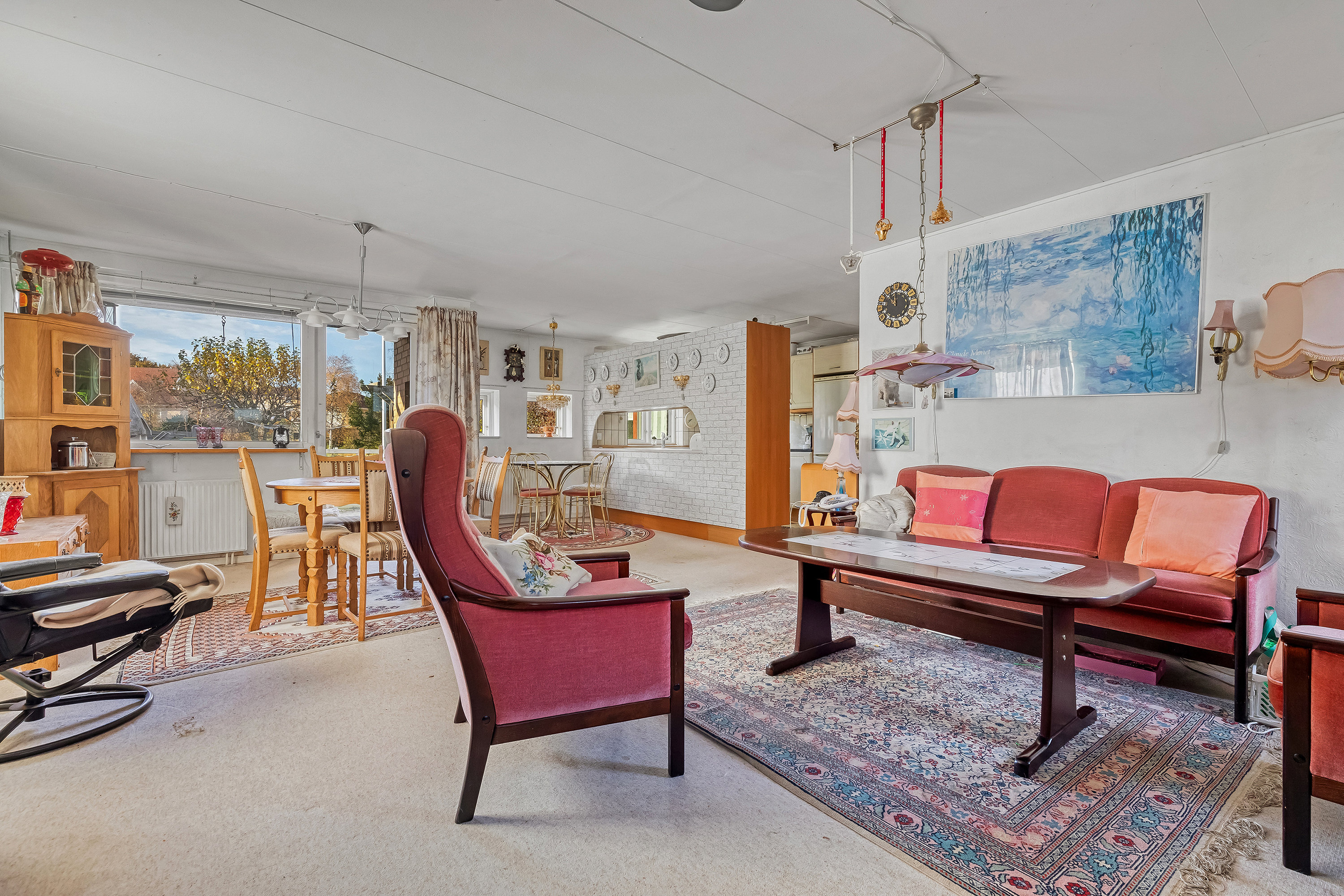 Fremhævet stue billede i fuldskærmstilstand. Billede af Lindeparken 14, 3550 Slangerup