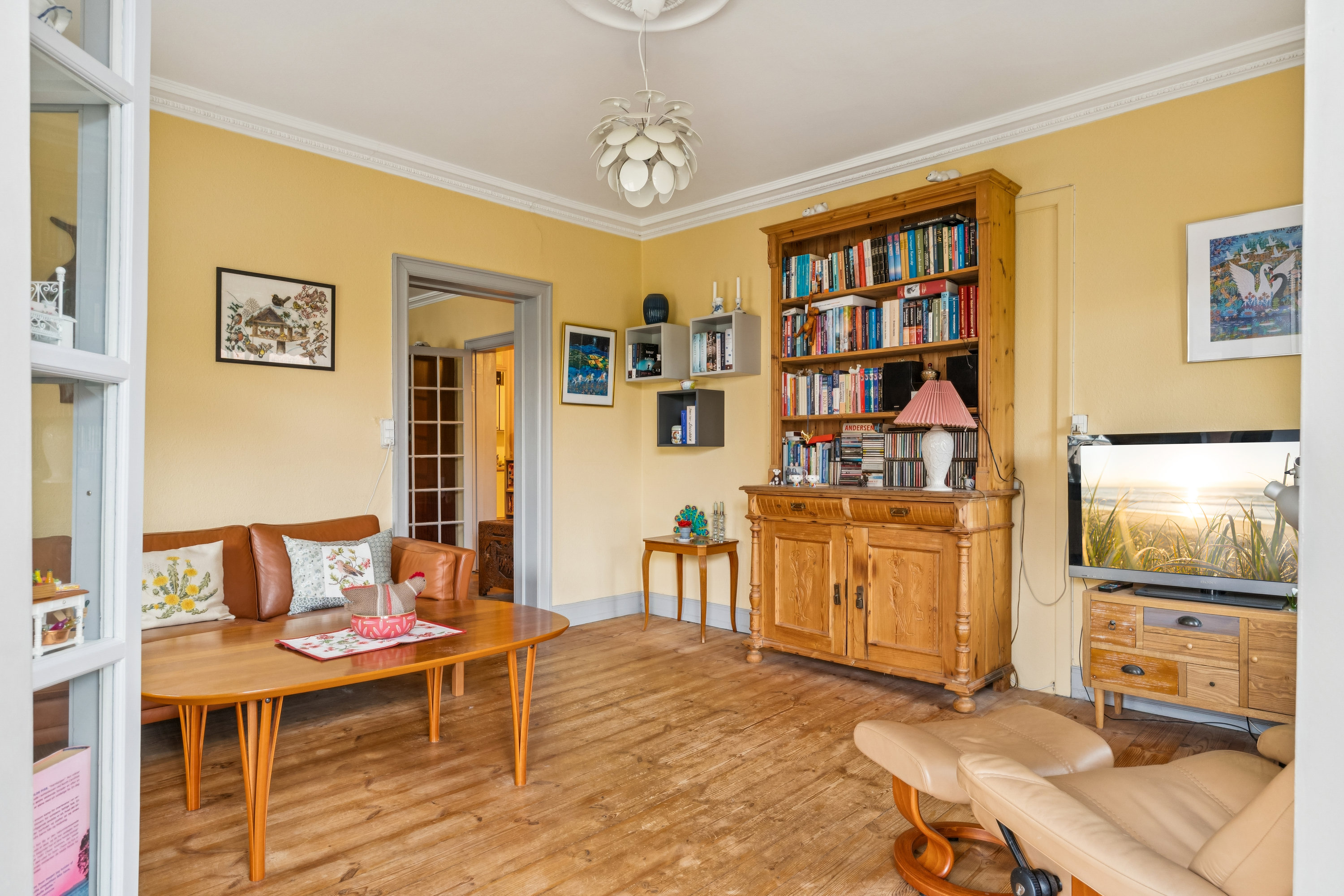 Fremhævet værelse billede i fuldskærmstilstand. Billede af Lange-Müllers Gade 22, 1. tv., 2100 København Ø