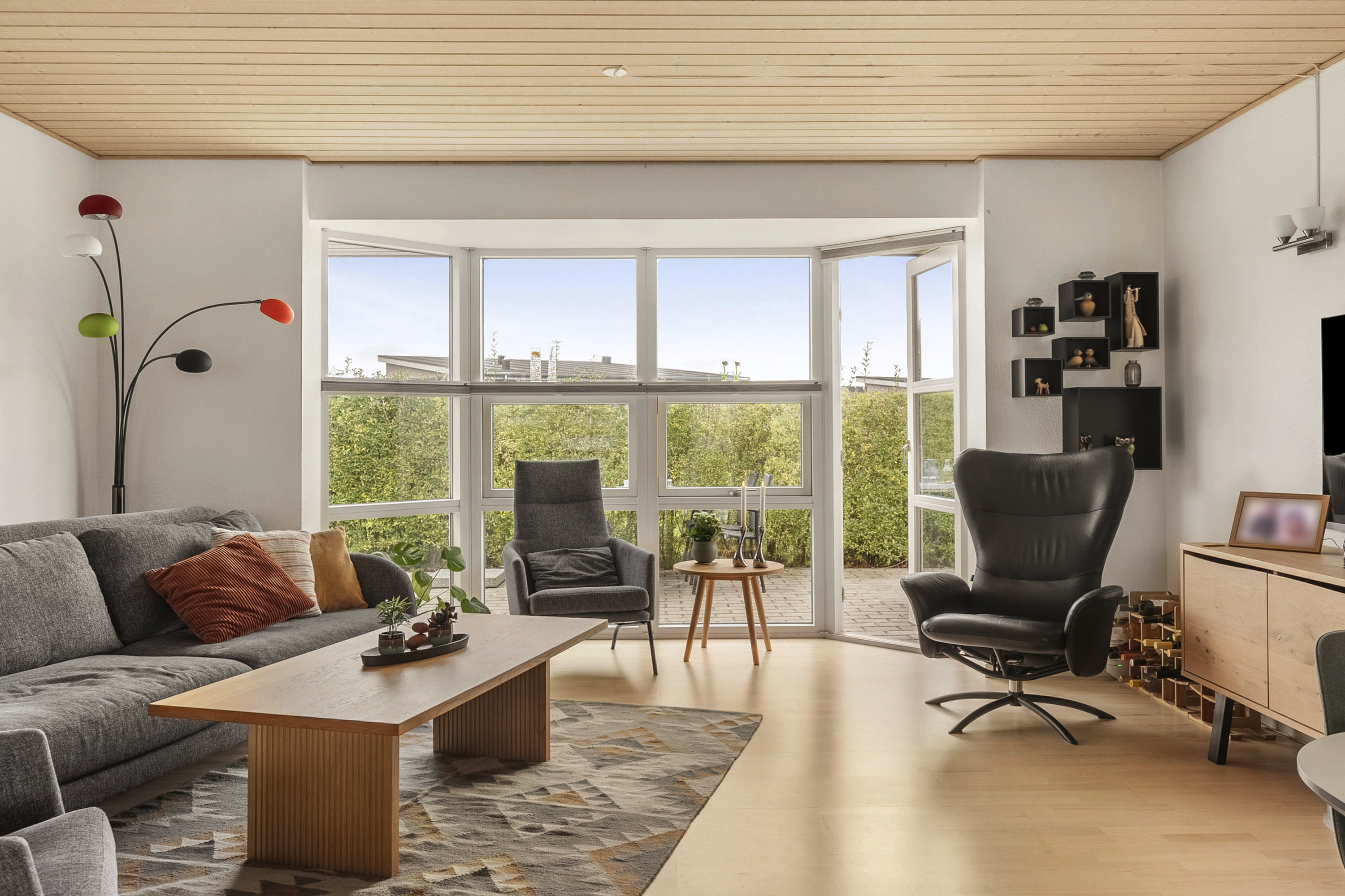 Fremhævet stue billede i fuldskærmstilstand. Billede af Kildeagervej 248, 8361 Hasselager