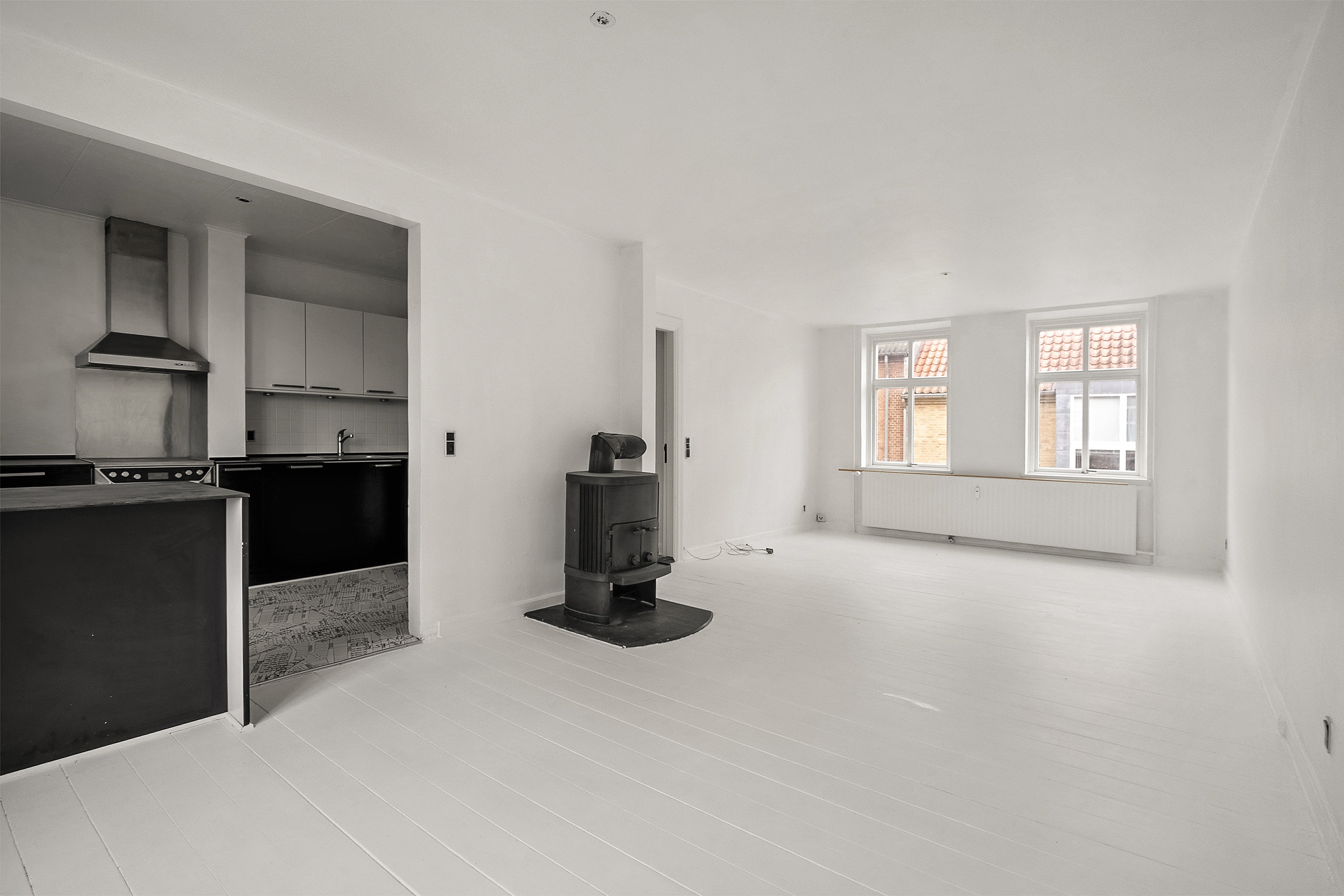 Fremhævet køkken billede i fuldskærmstilstand. Billede af Emil Bojsens Gade 6, 8700 Horsens