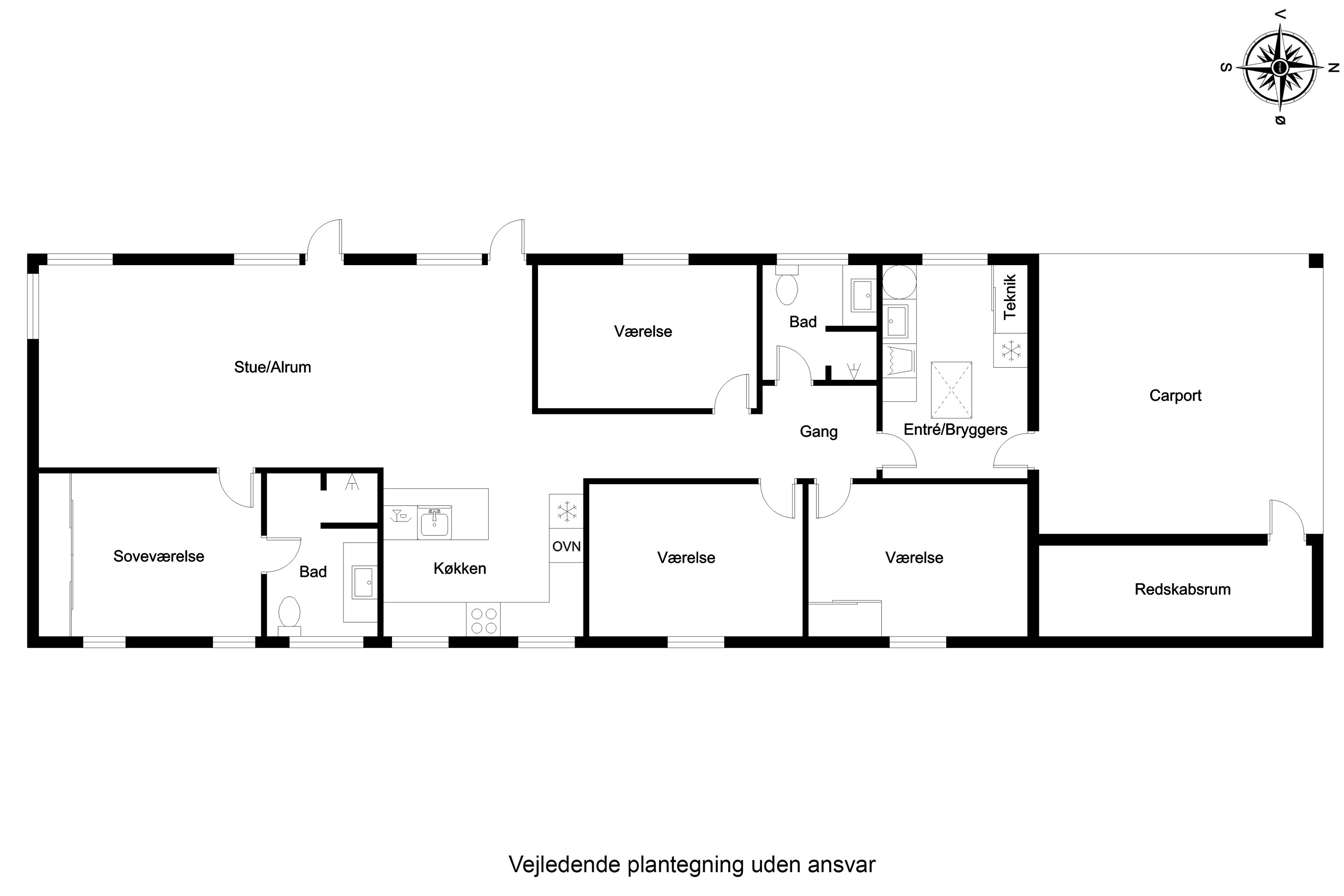 Plantegninger billede af Lappedykkervej 3, 8544 Mørke