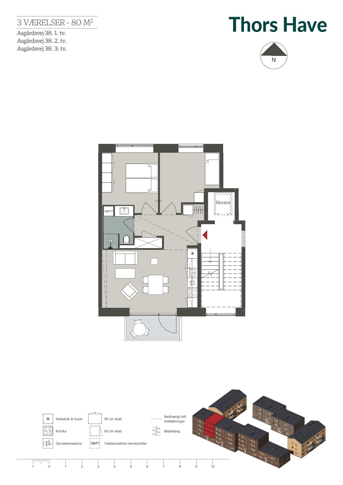 Plantegninger billede af Asgårdsvej 38, 2. tv., Højstrup, 5200 Odense V