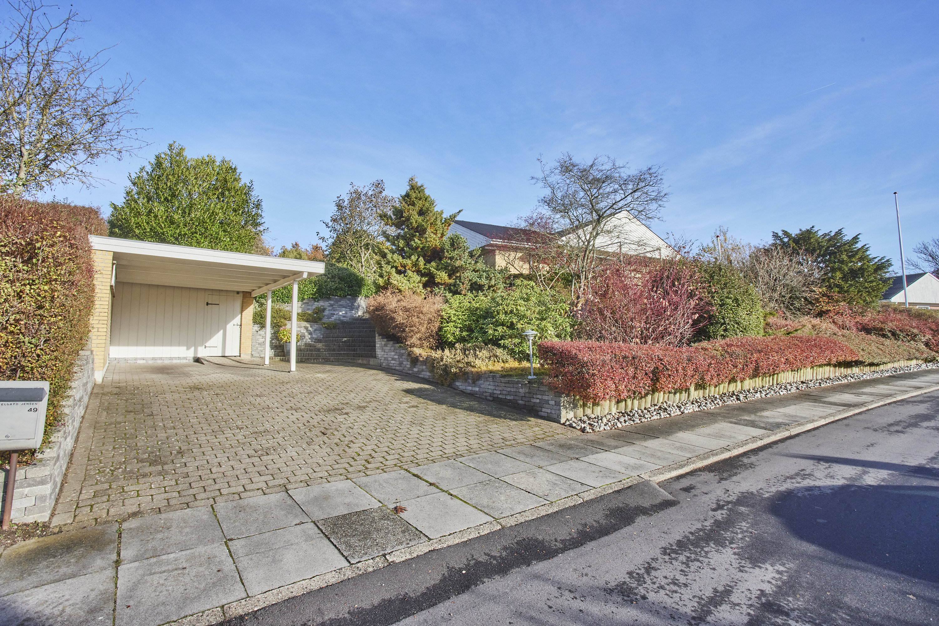 Fremhævet carport billede i fuldskærmstilstand. Billede af Højmarkstoften 49, 8600 Silkeborg