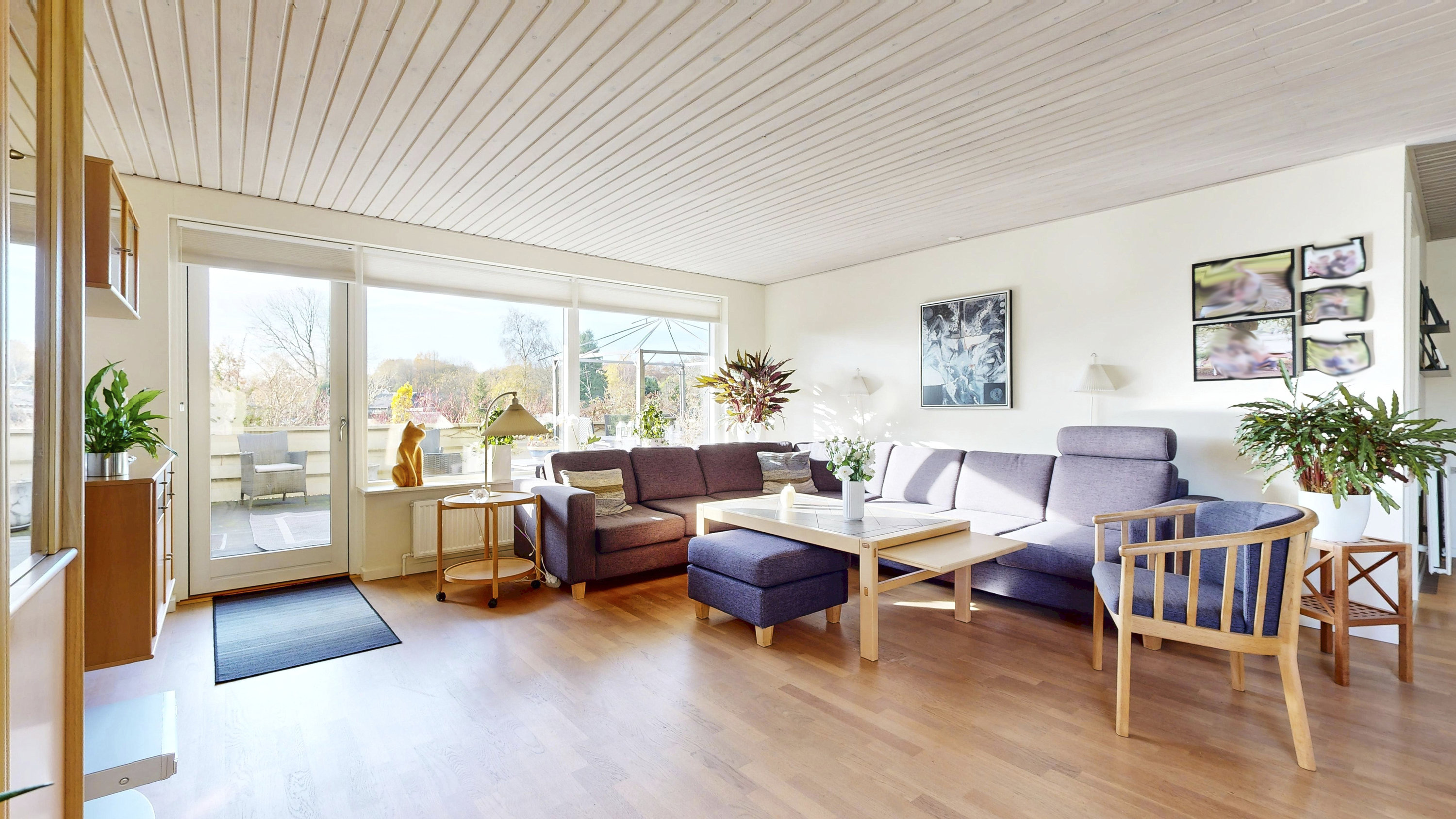 Fremhævet stue billede i fuldskærmstilstand. Billede af Højmarkstoften 49, 8600 Silkeborg